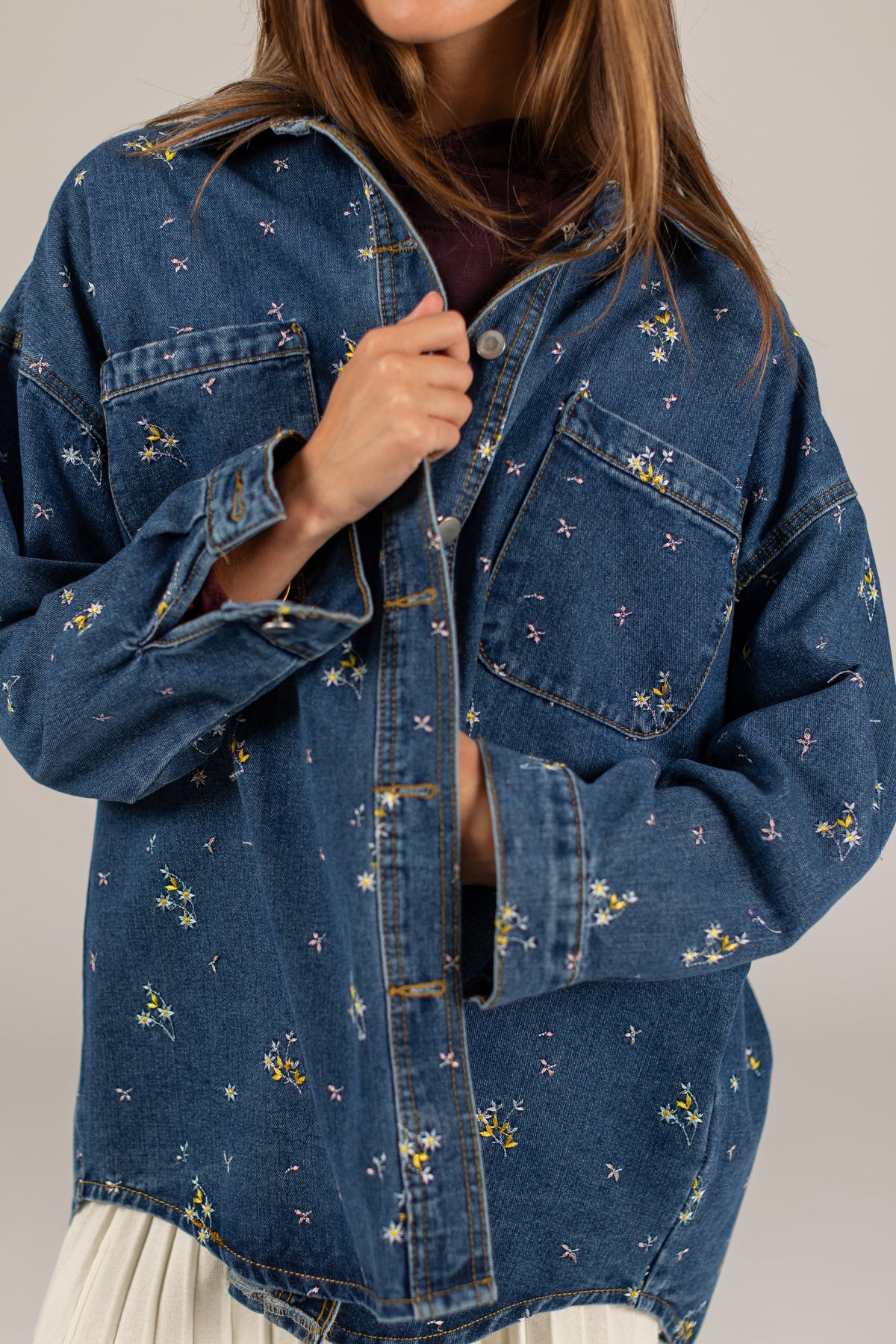 Overshirt Tavi Blue Floral