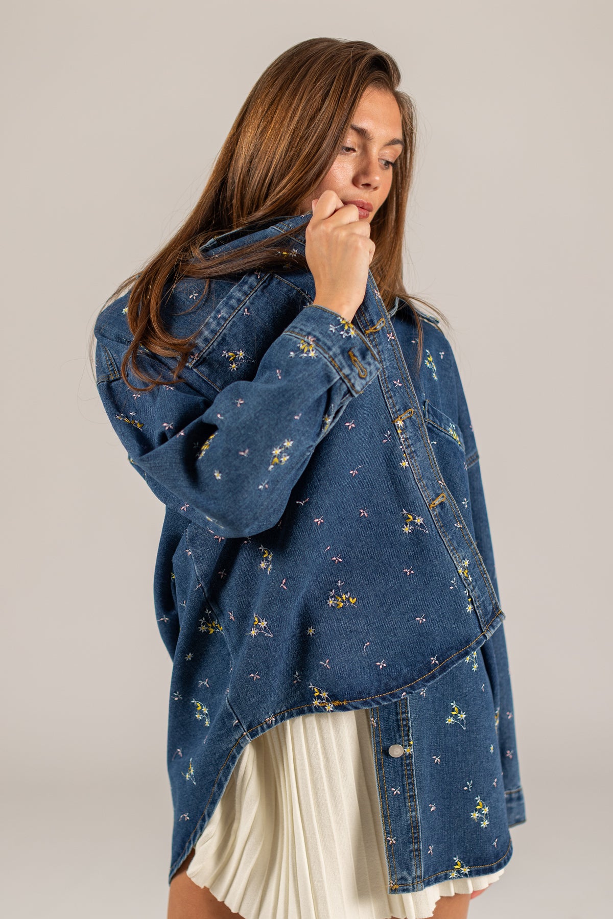 Overshirt Tavi Blue Floral
