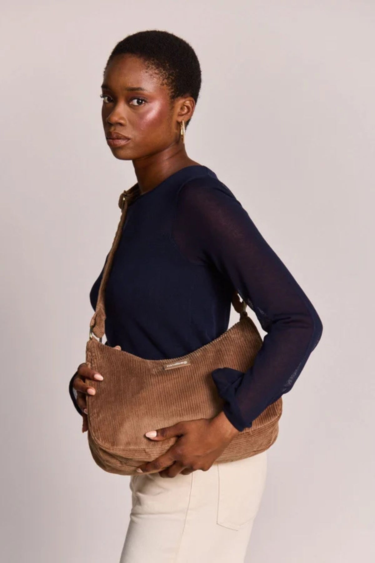 Crossbody Bag Rosa Macchiato Corduroy