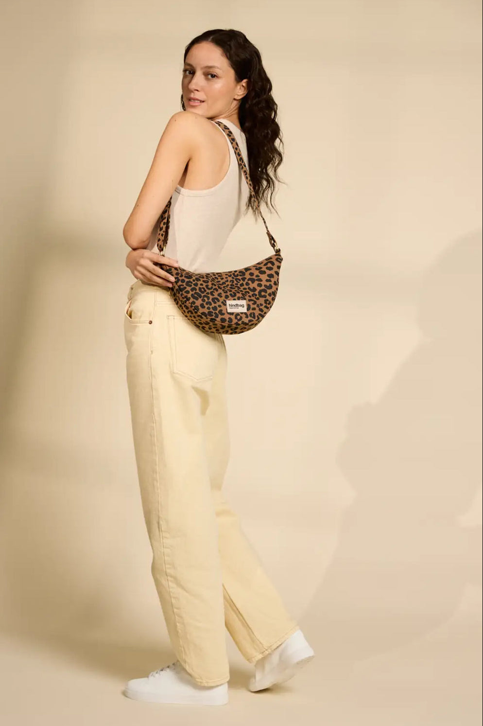 Half Moon Bag Andrea Leopard