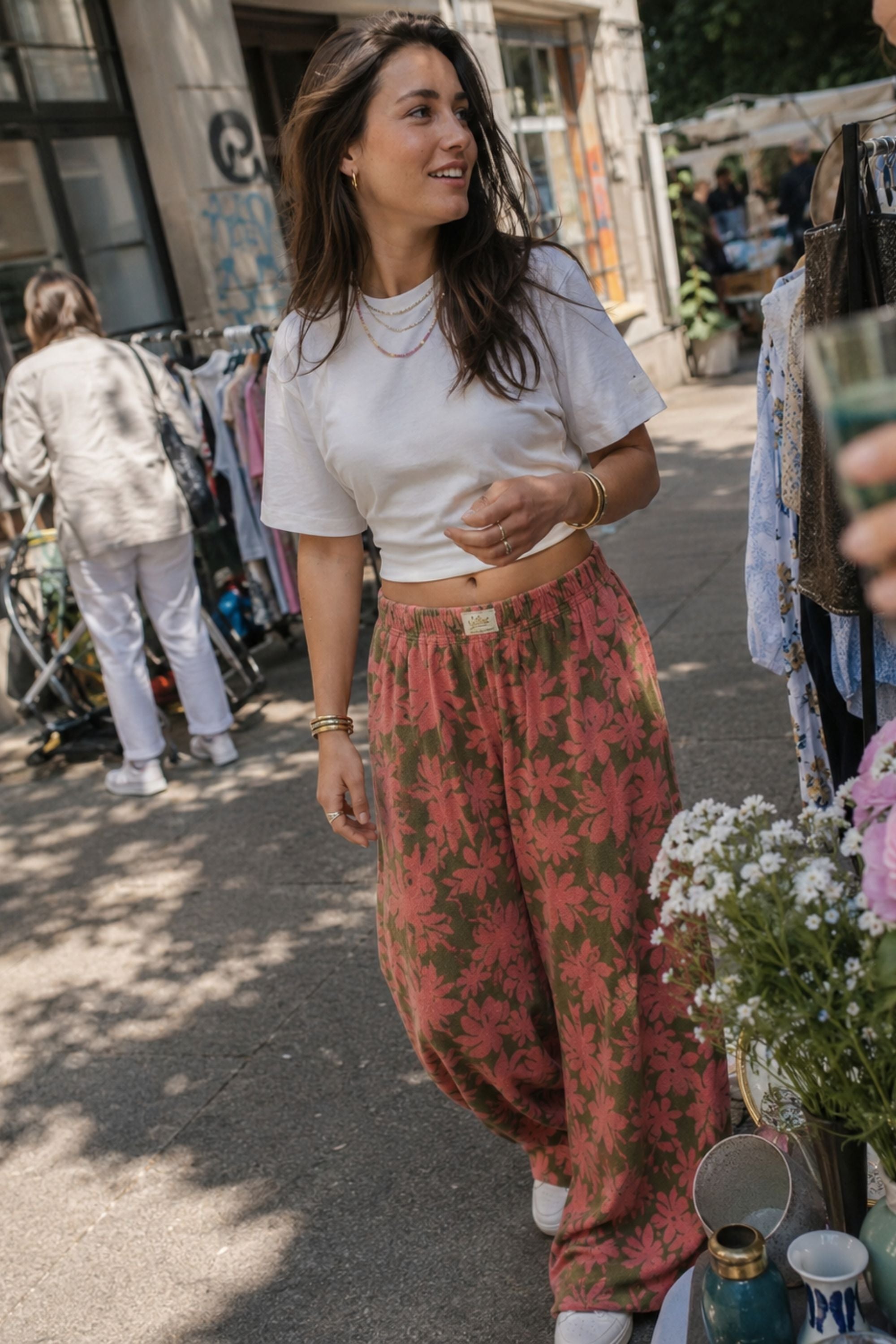 Trousers Sally Green Palms