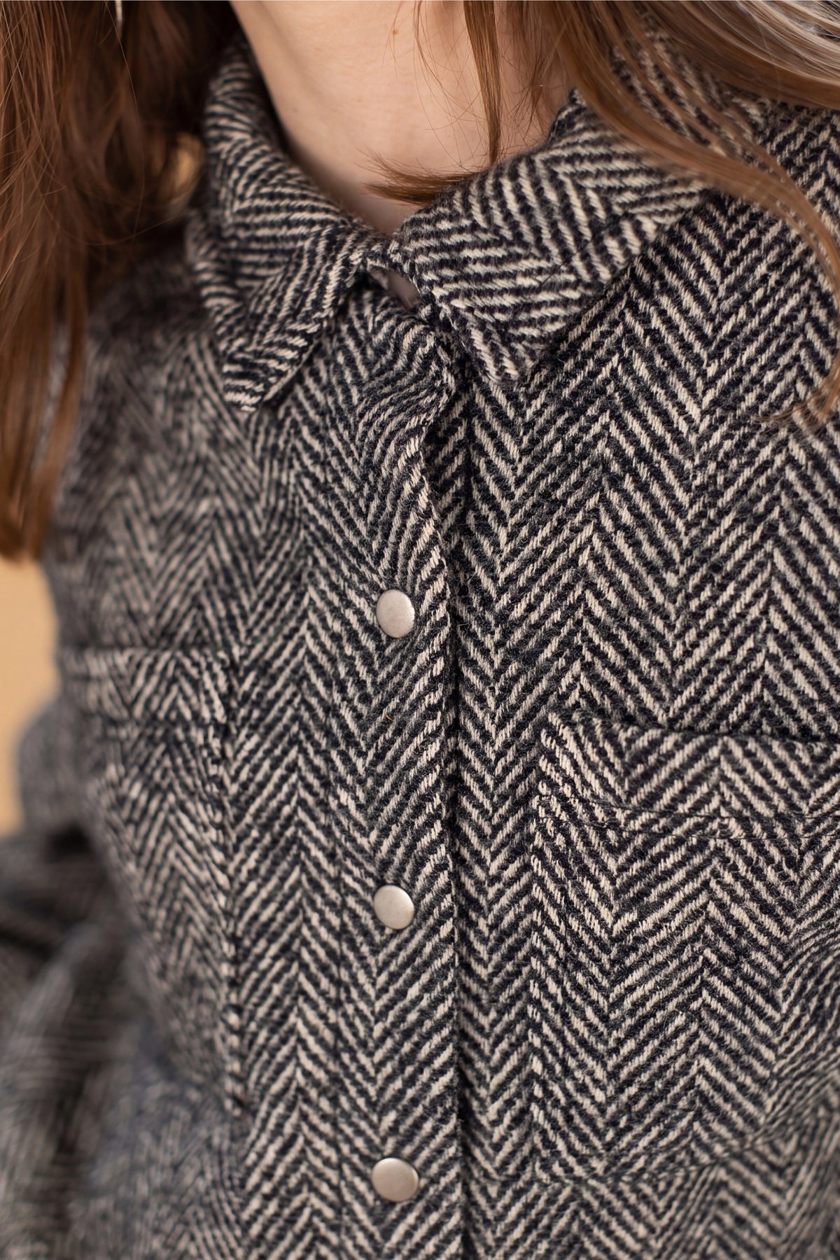 Jacket Kimi Grey Herringbone