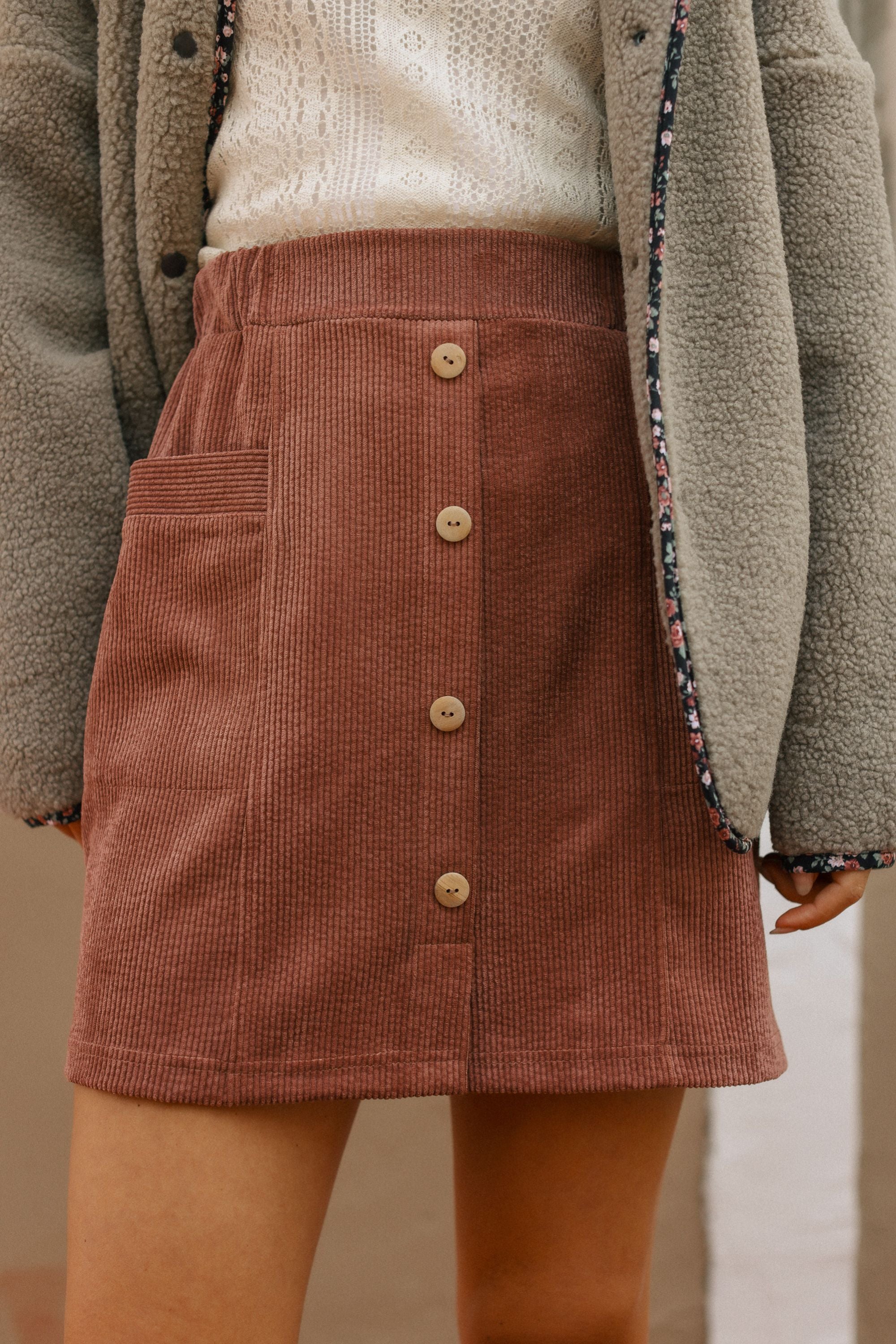 Skirt Maxine Dusty Pink