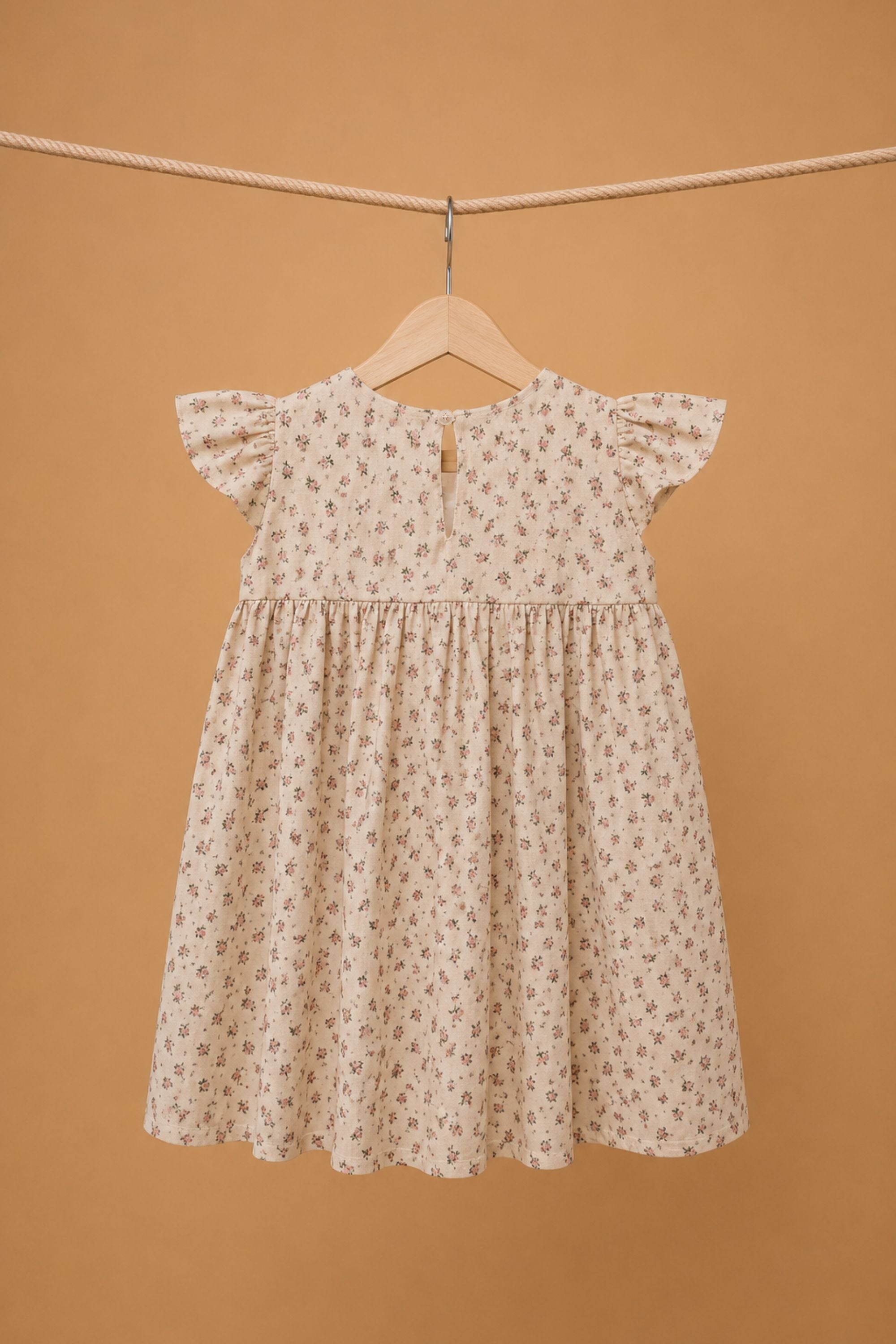 Kids Dress Lumiere Cream Roses