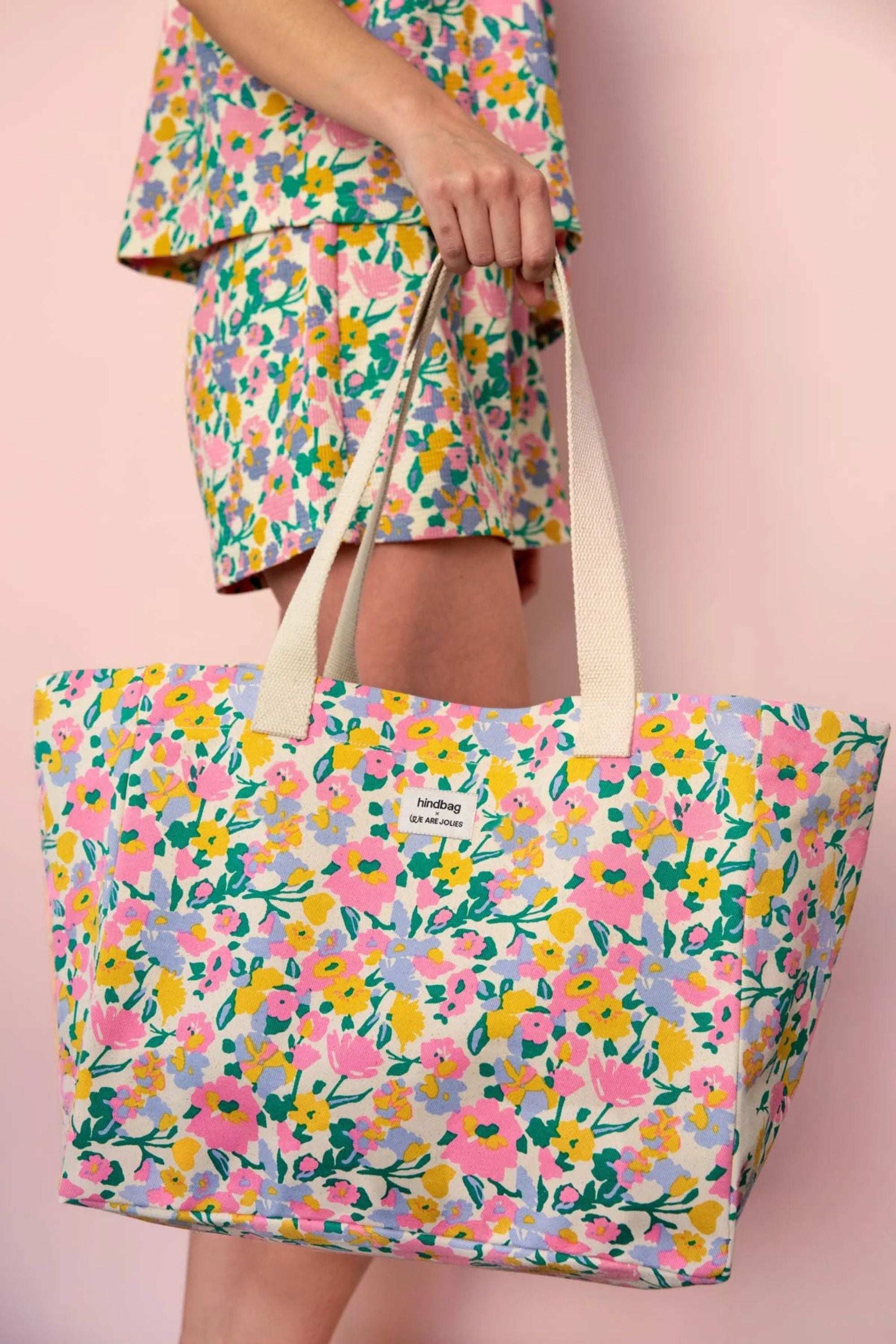 Tote Bag Claude Pastel Bloom