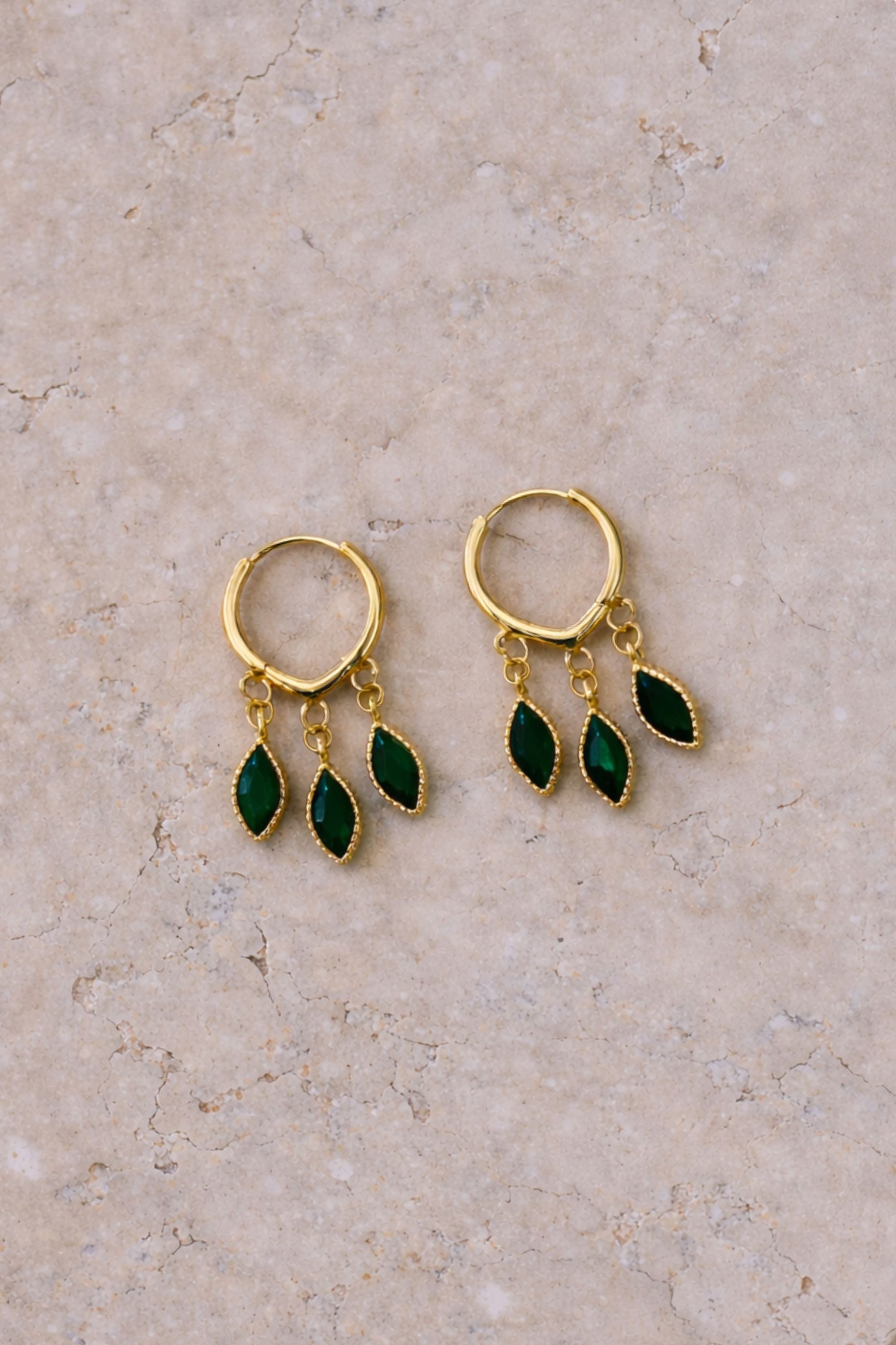 Earrings Emerald Muse