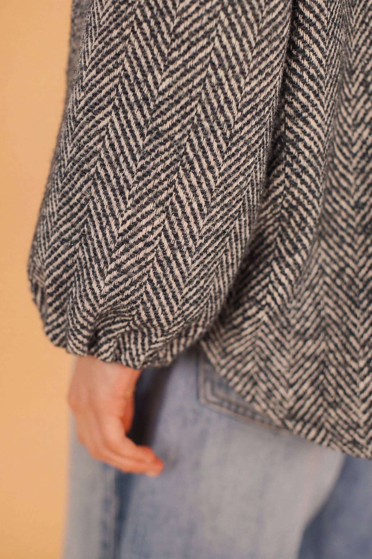Jacket Kimi Grey Herringbone