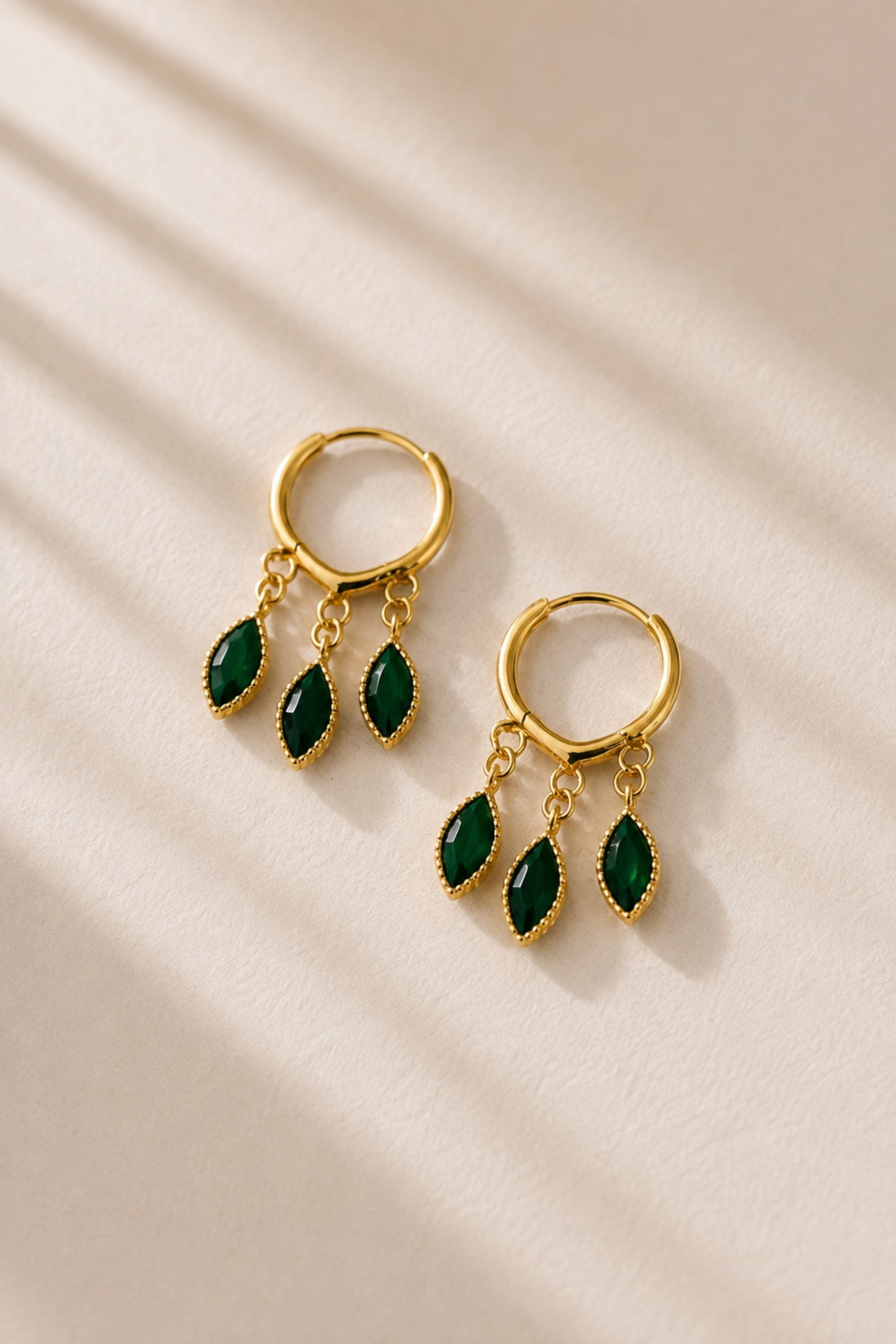Earrings Emerald Muse