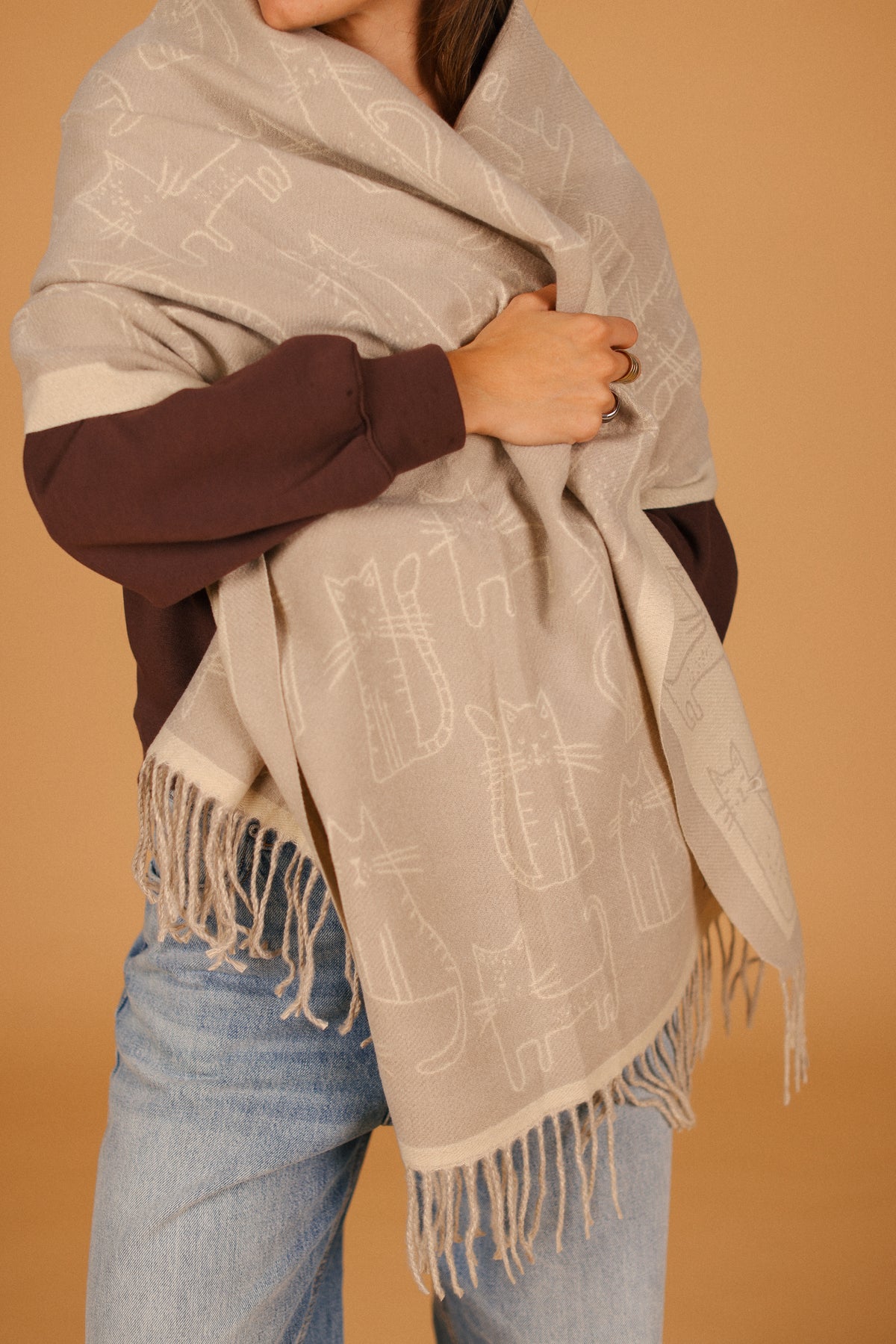 Scarf Nori Greige