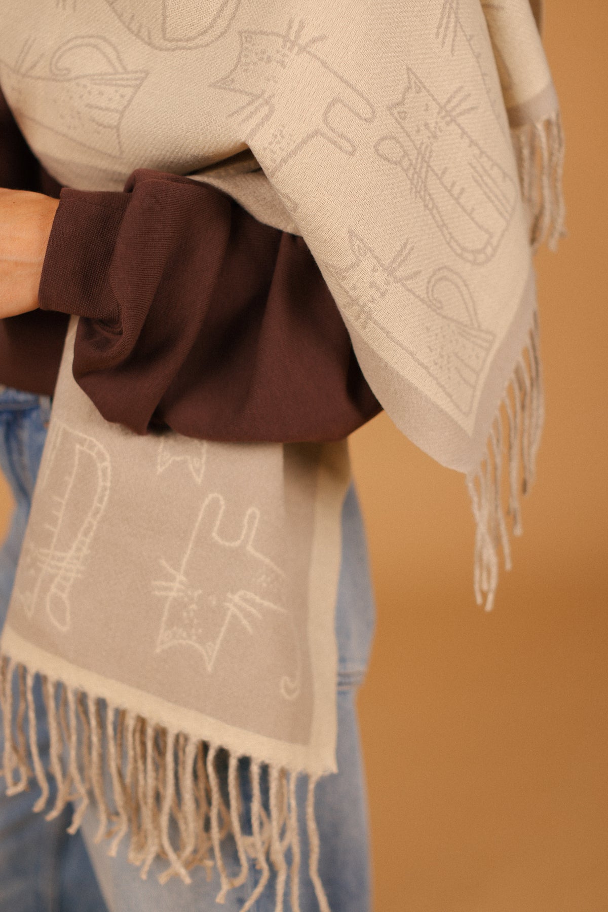 Scarf Nori Greige