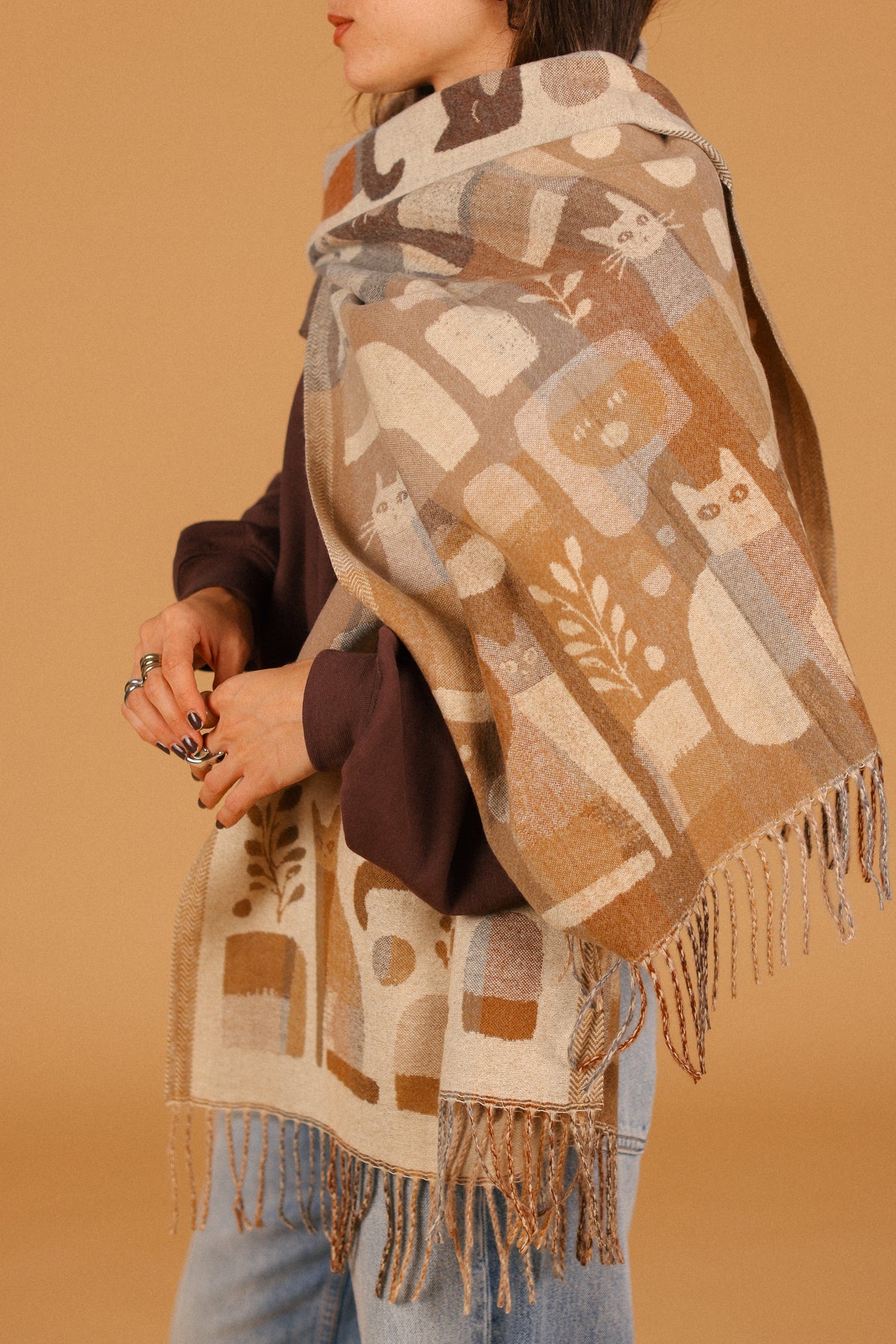 Scarf Mino Cream