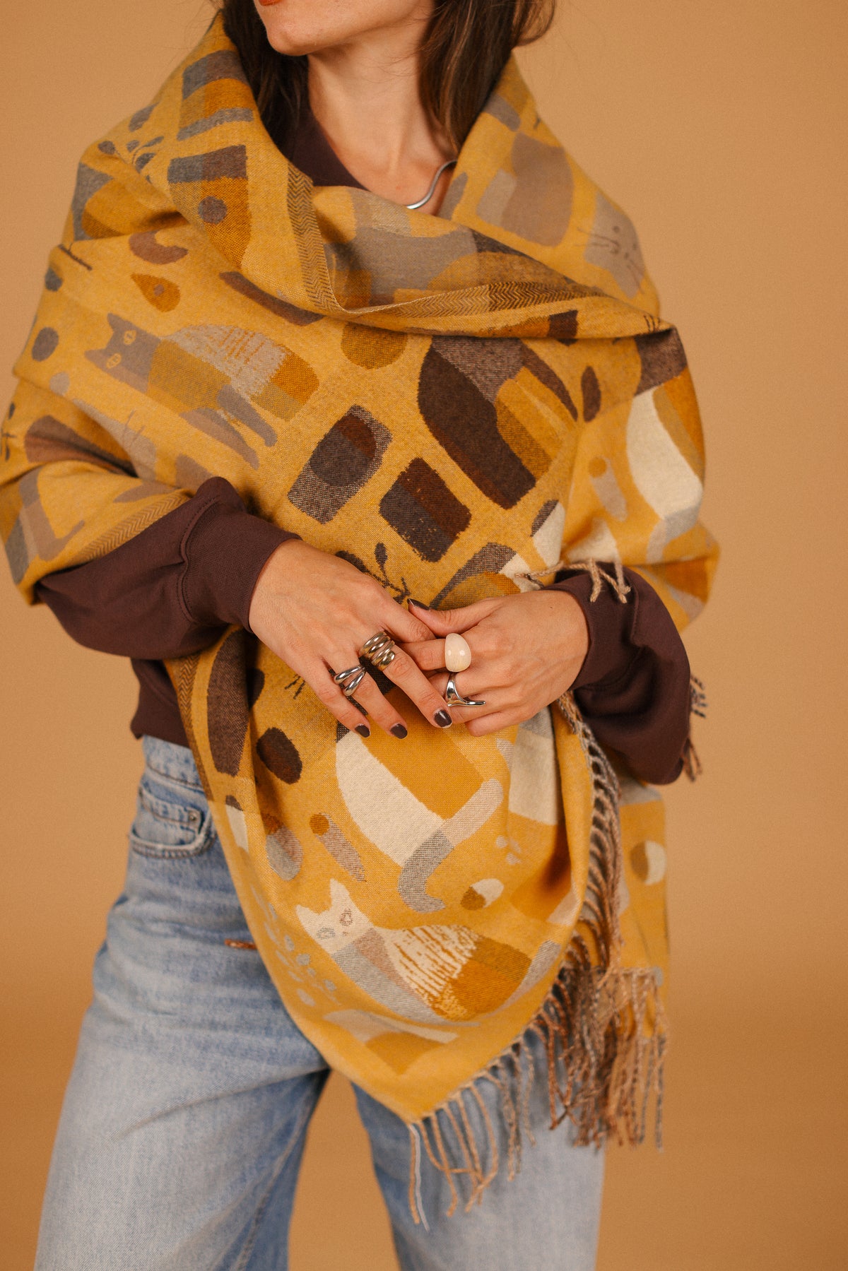 Scarf Mino Mustard