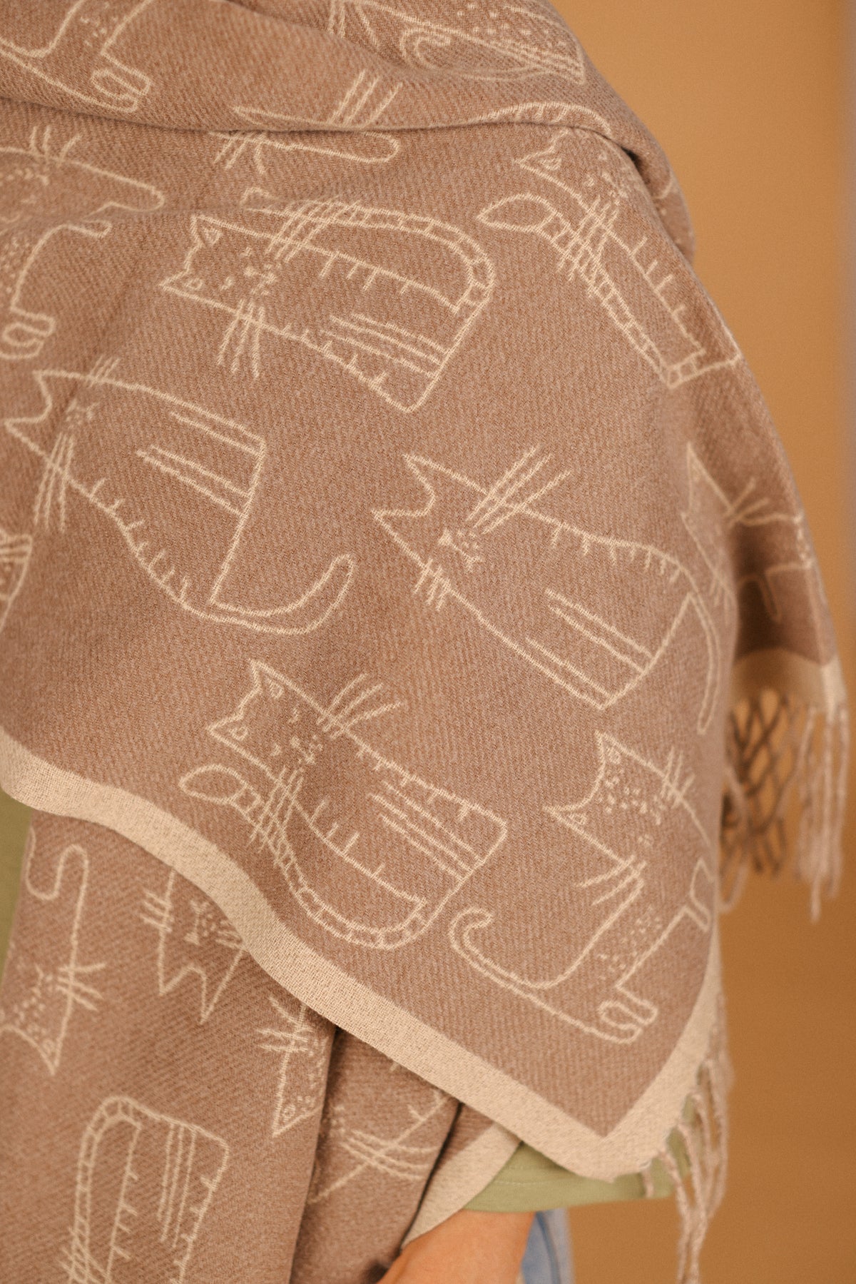 Scarf Nori Beige