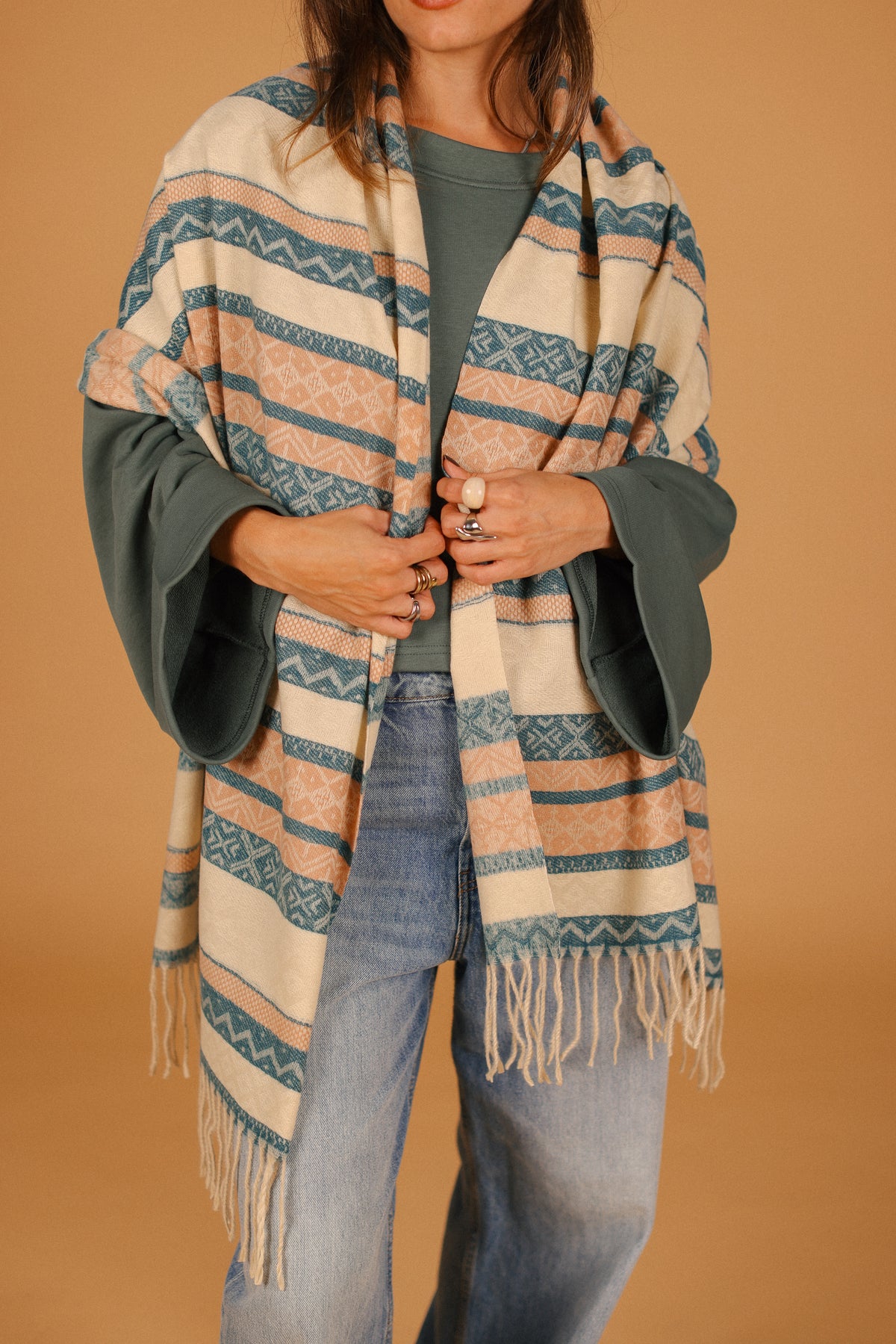 Scarf Arlo Petrol
