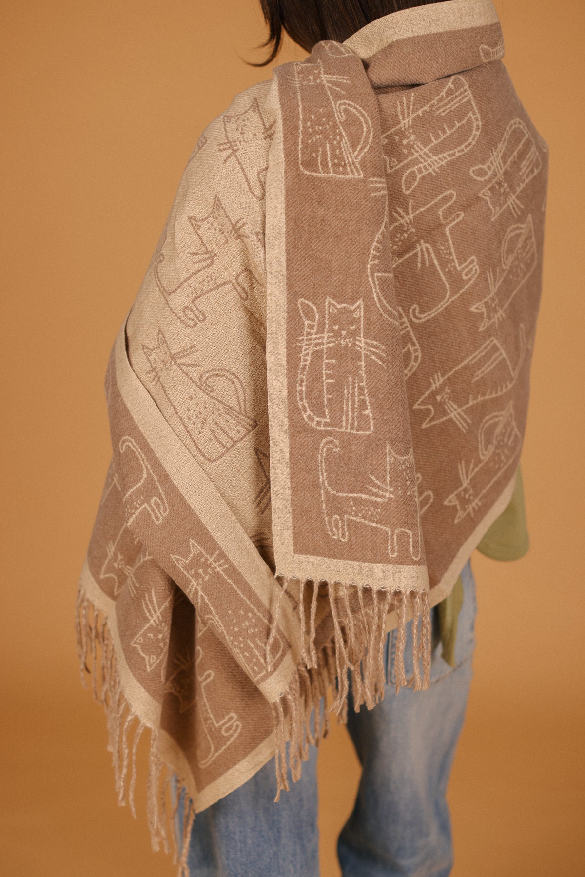Scarf Nori Beige