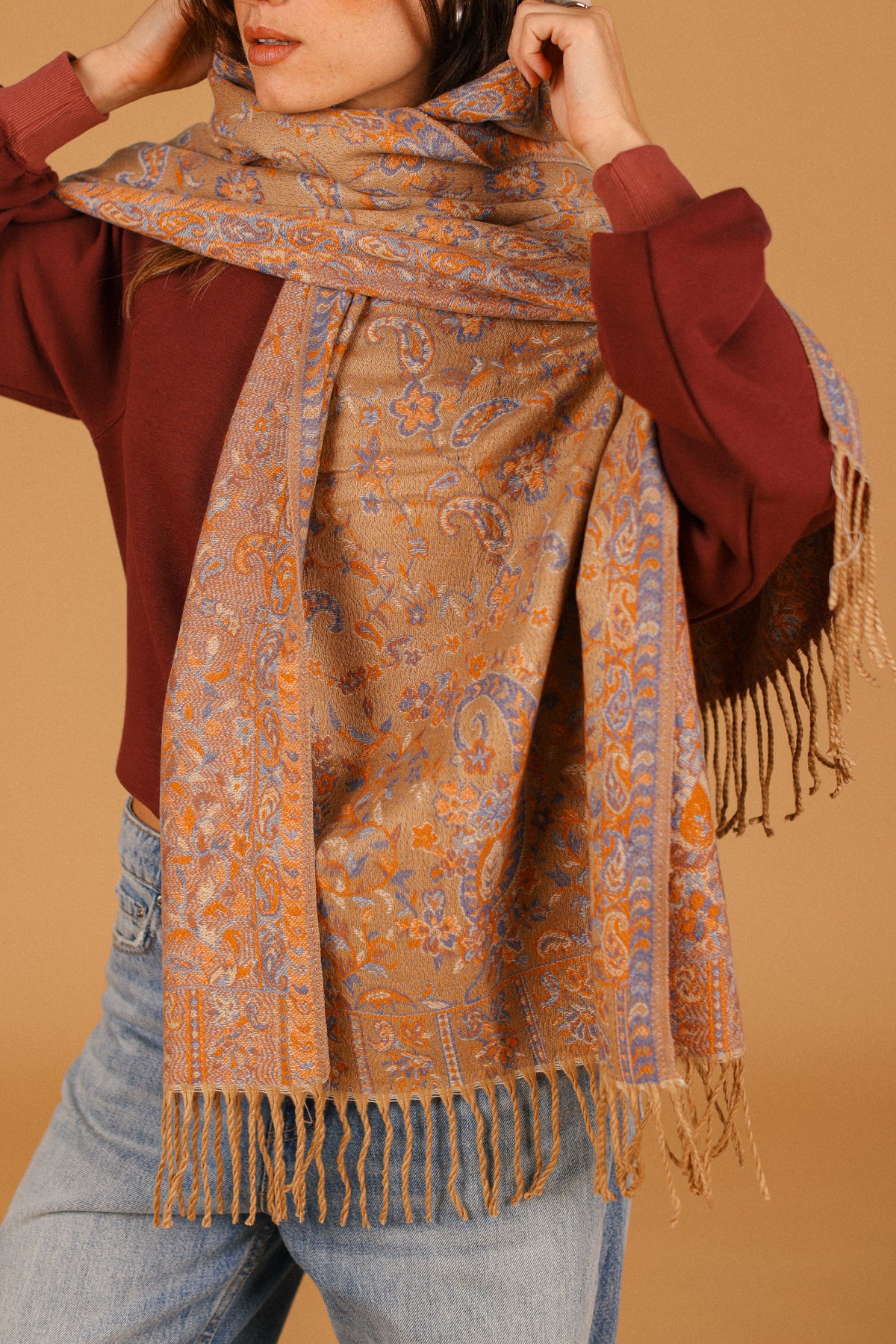 Scarf Salem Beige