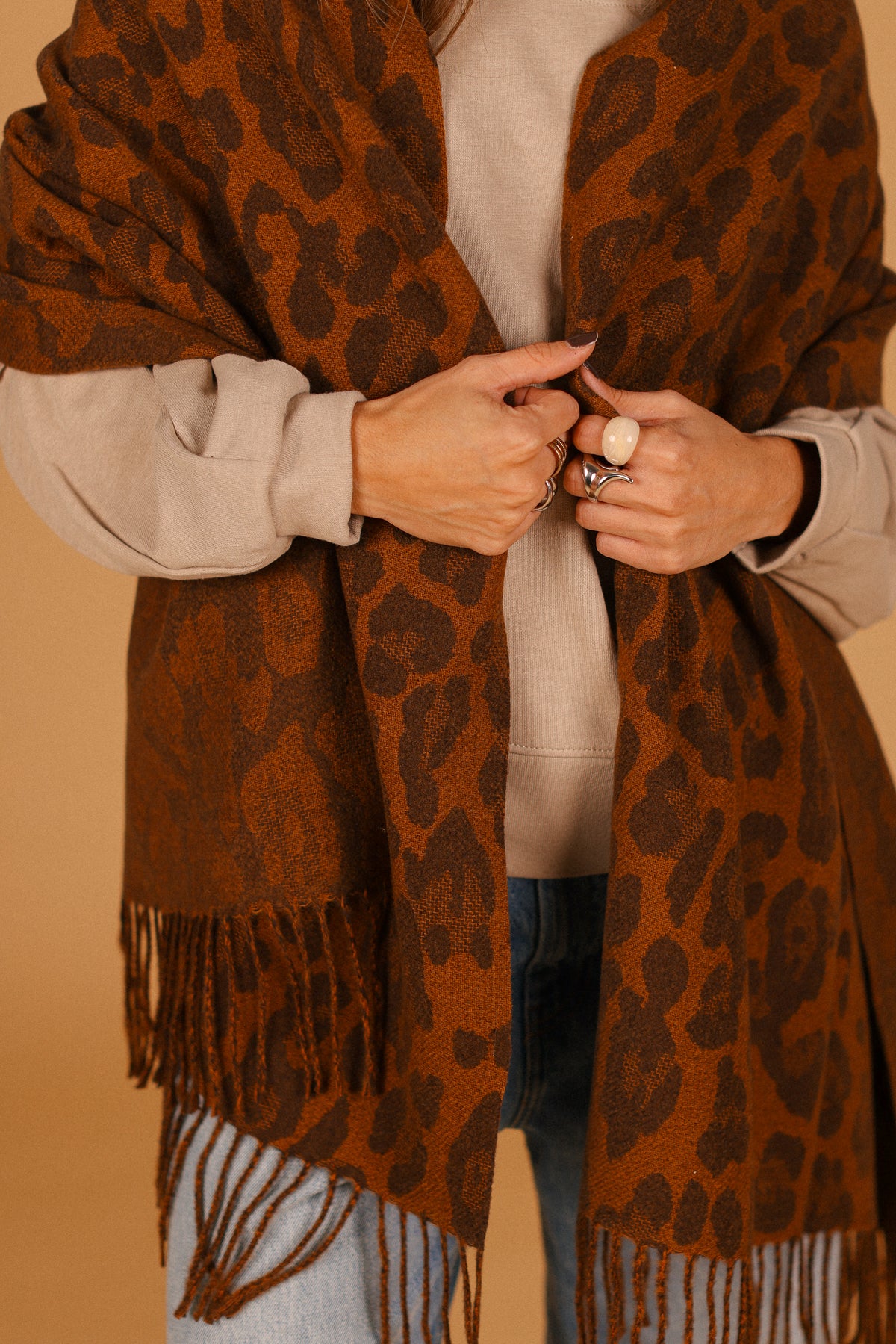 Scarf Yuna Brown Leo