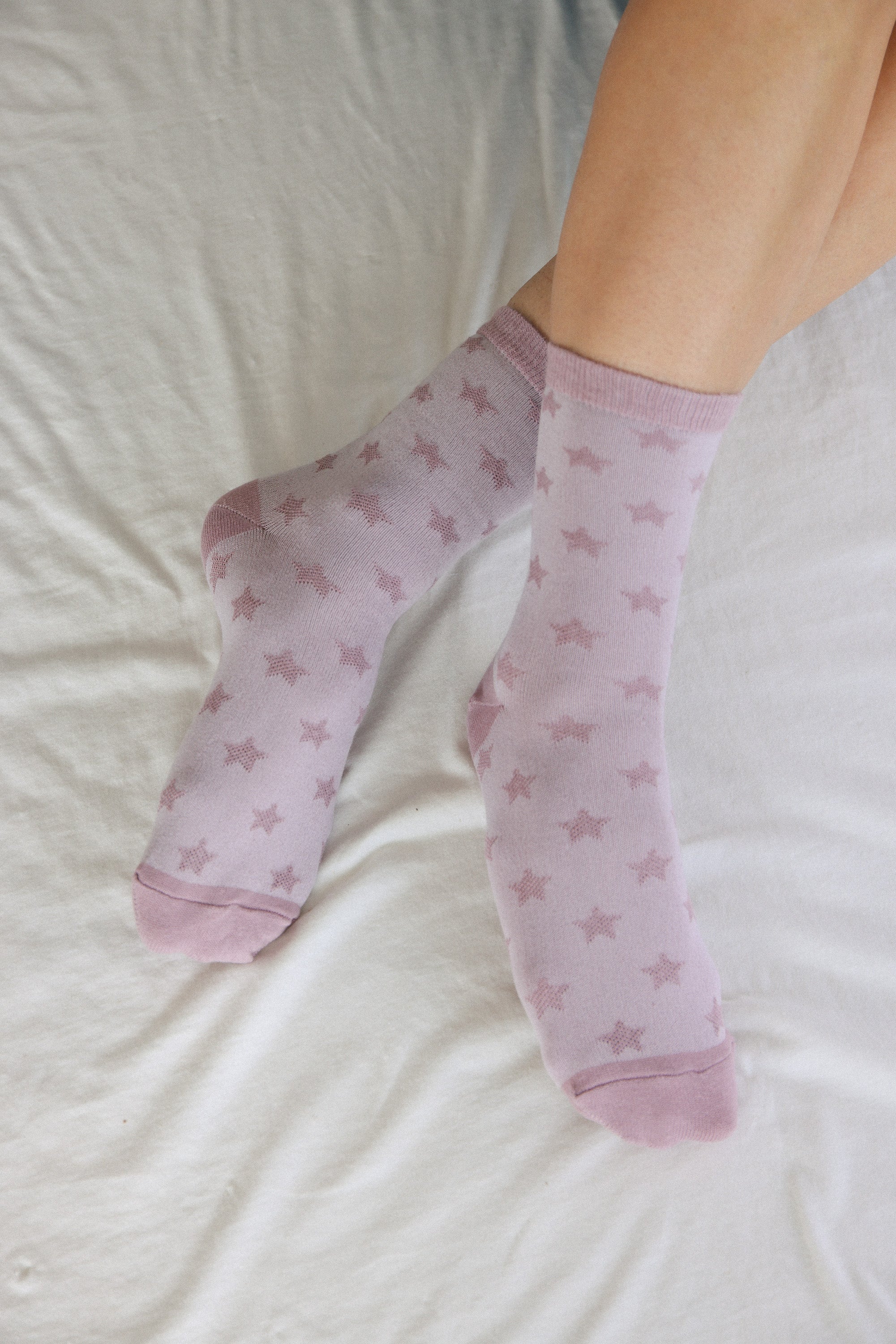 Socks Starry Dusty Pink