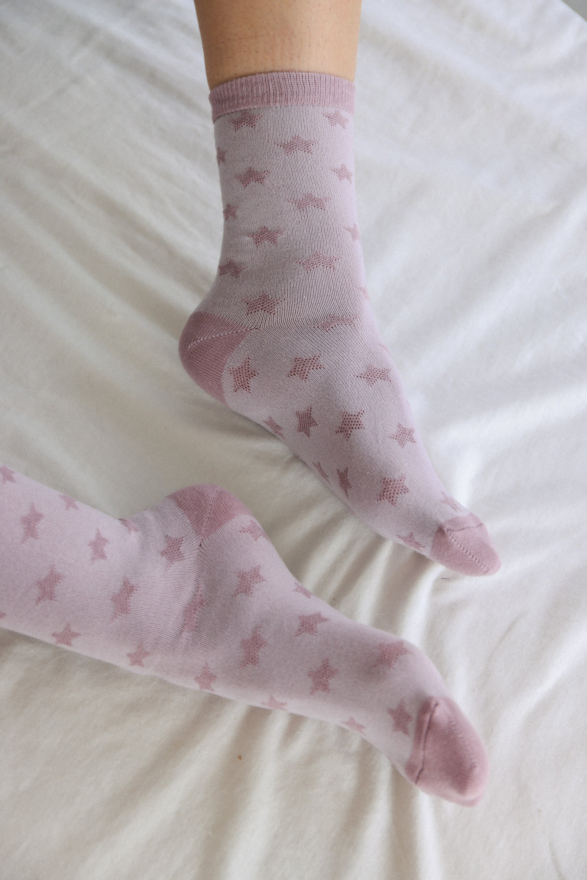 Socks Starry Dusty Pink