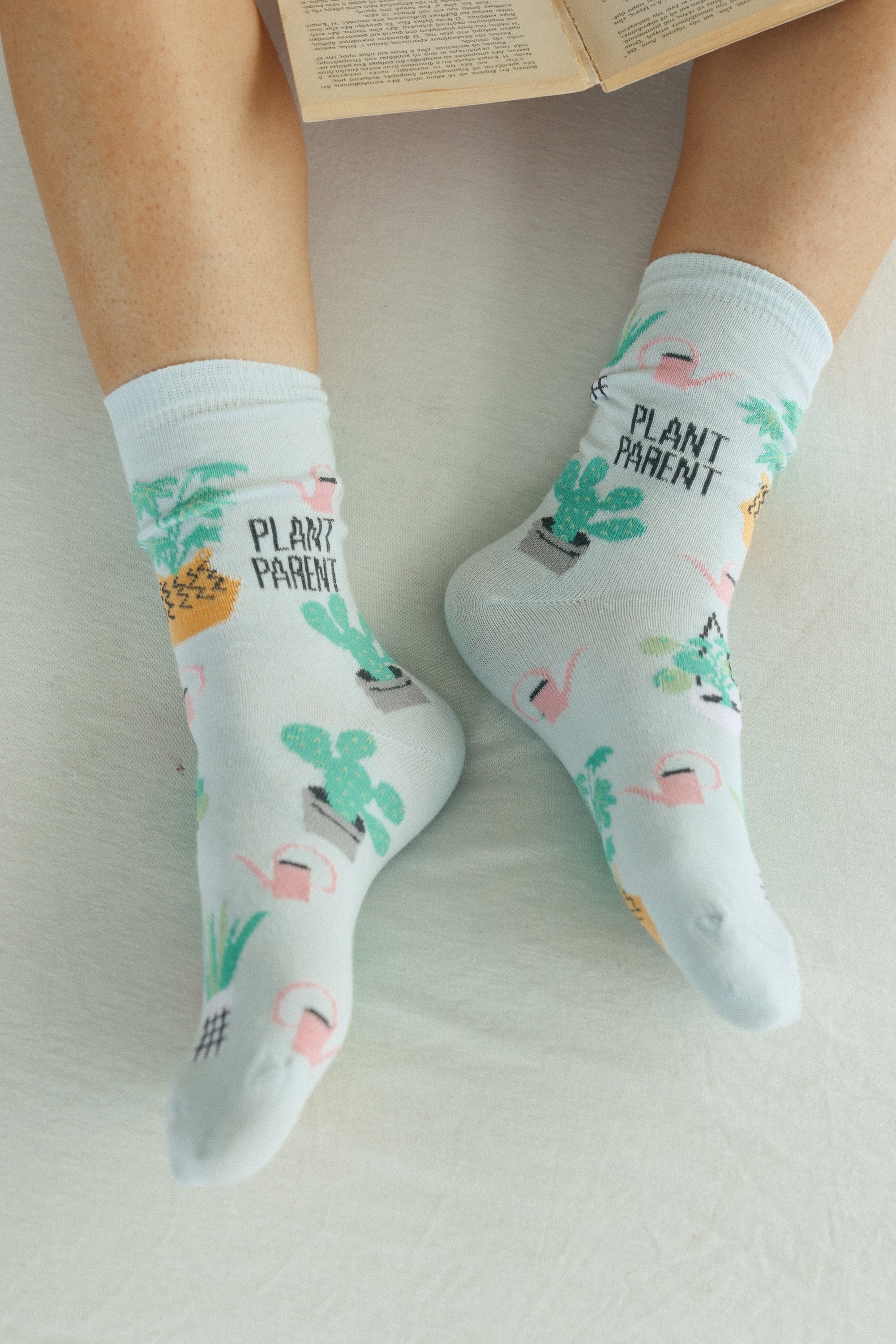 Socks Plant Parent Mint
