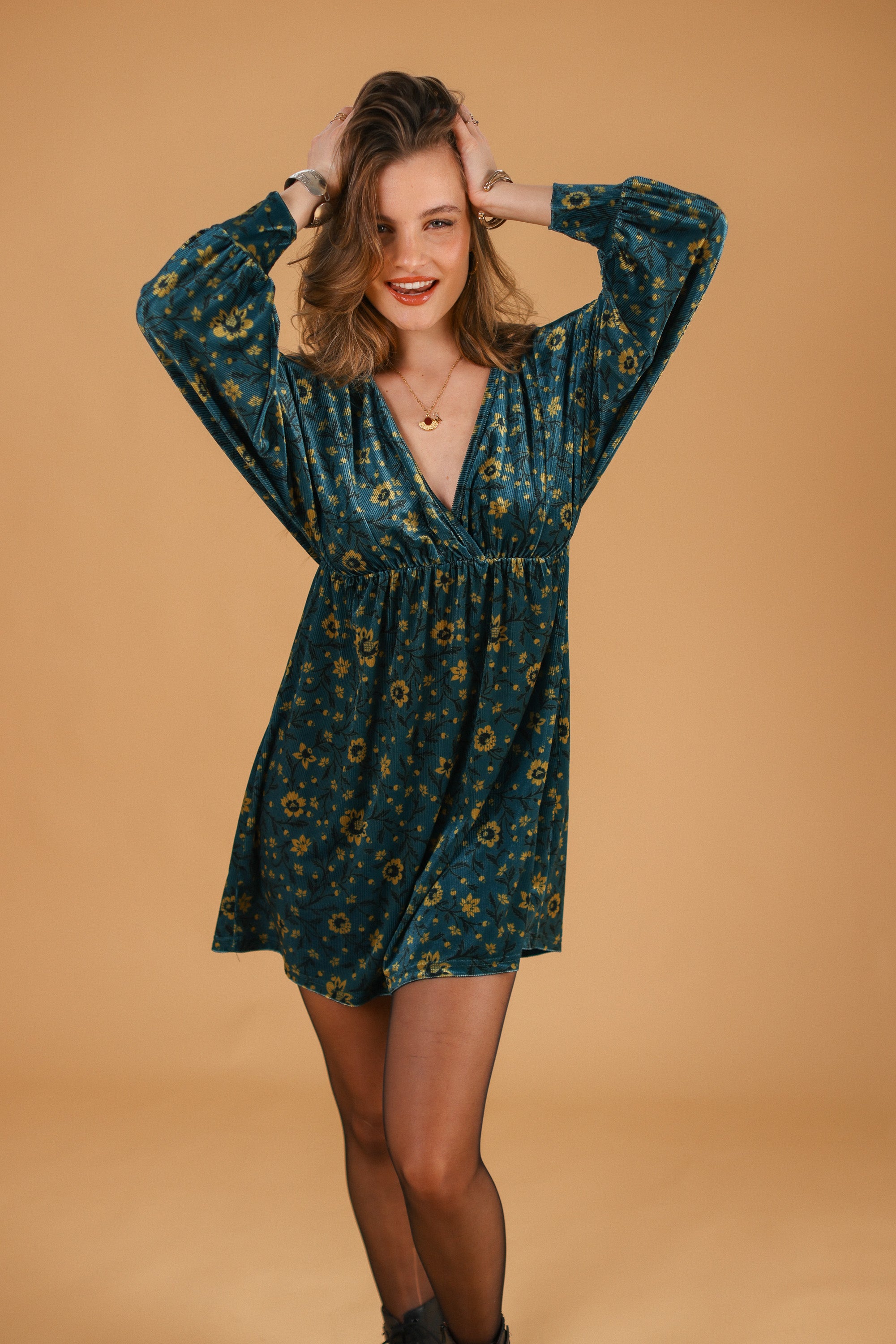 Dress Micah Petrol Floral