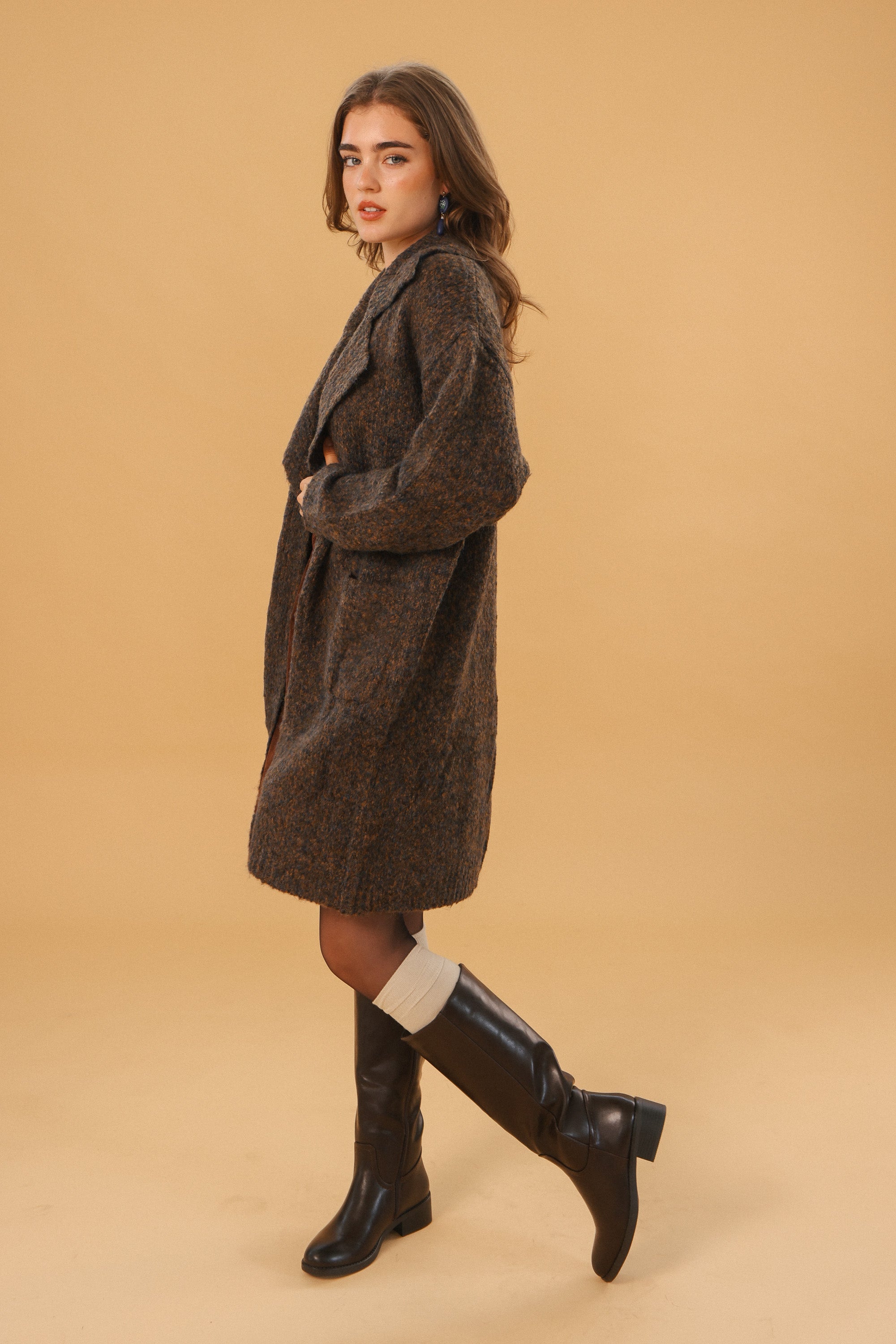 Cardigan Avery Brown