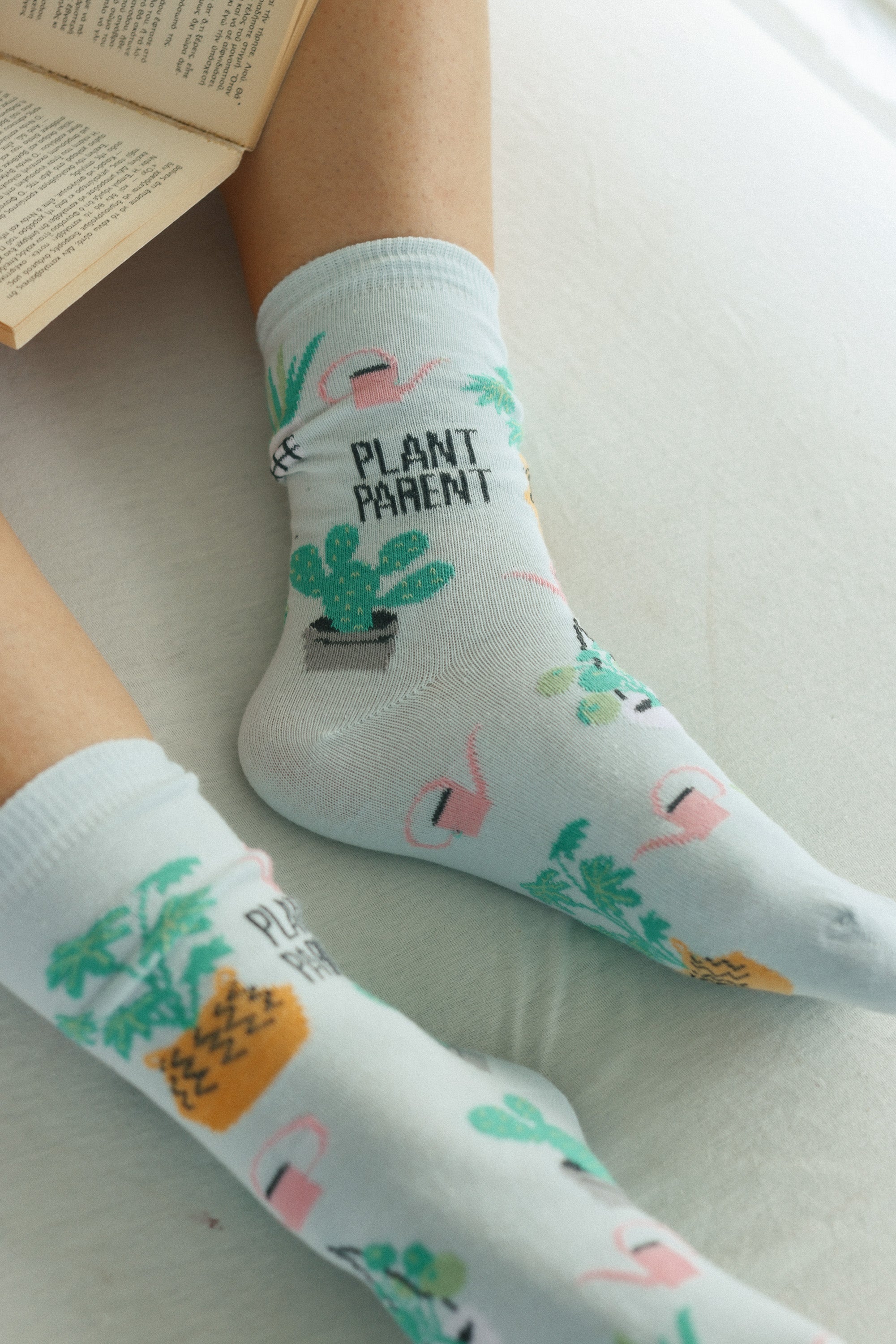 Socks Plant Parent Mint