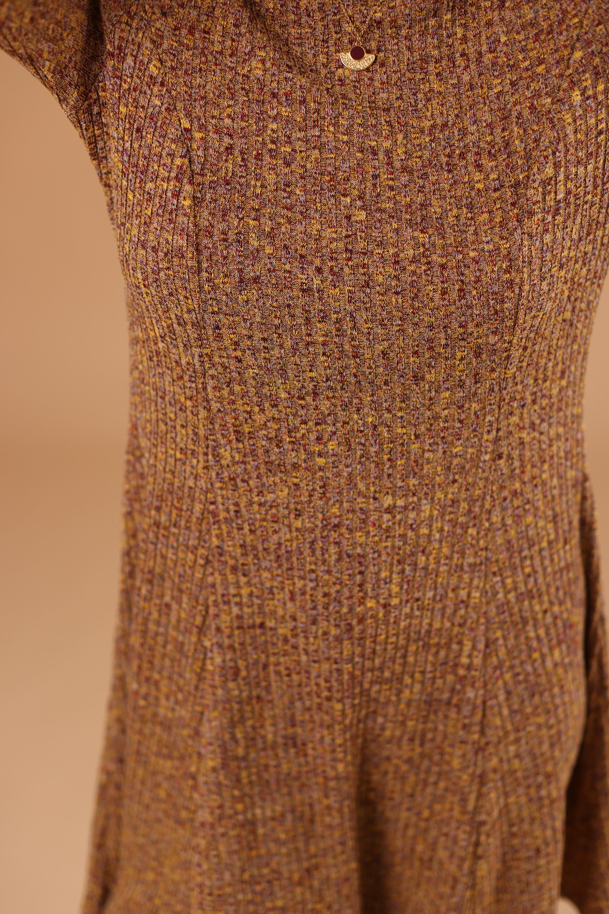 Dress Janette Mustard Melange