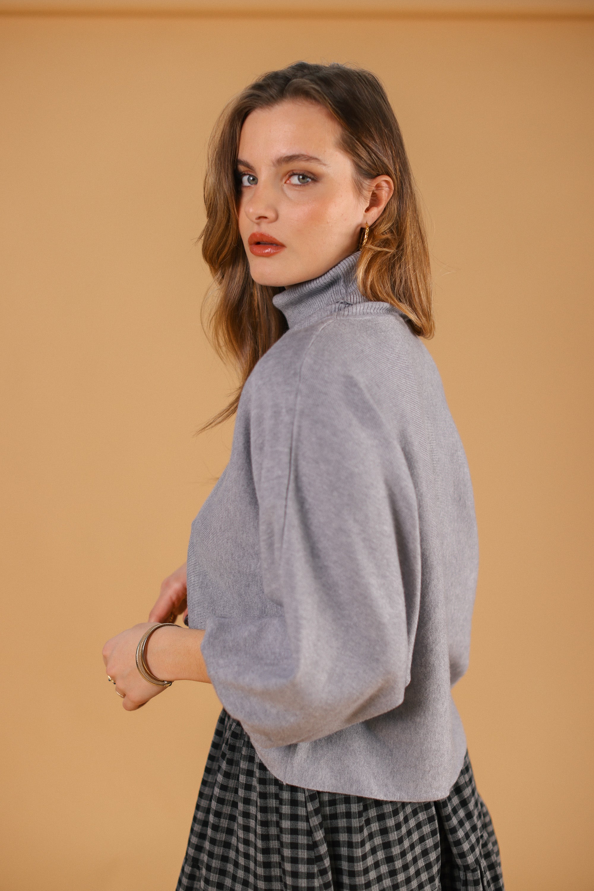 Knit Sweater Benet Grey