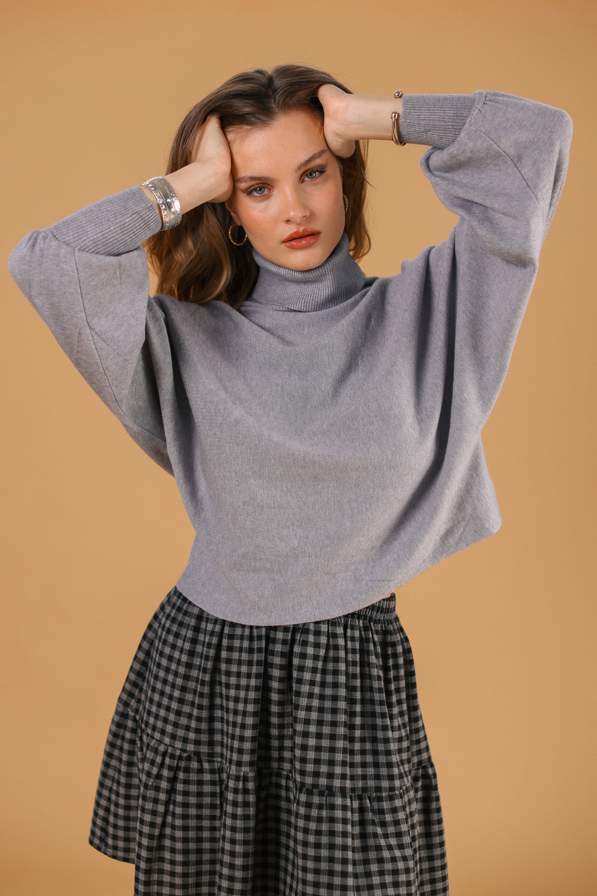 Knit Sweater Benet Grey