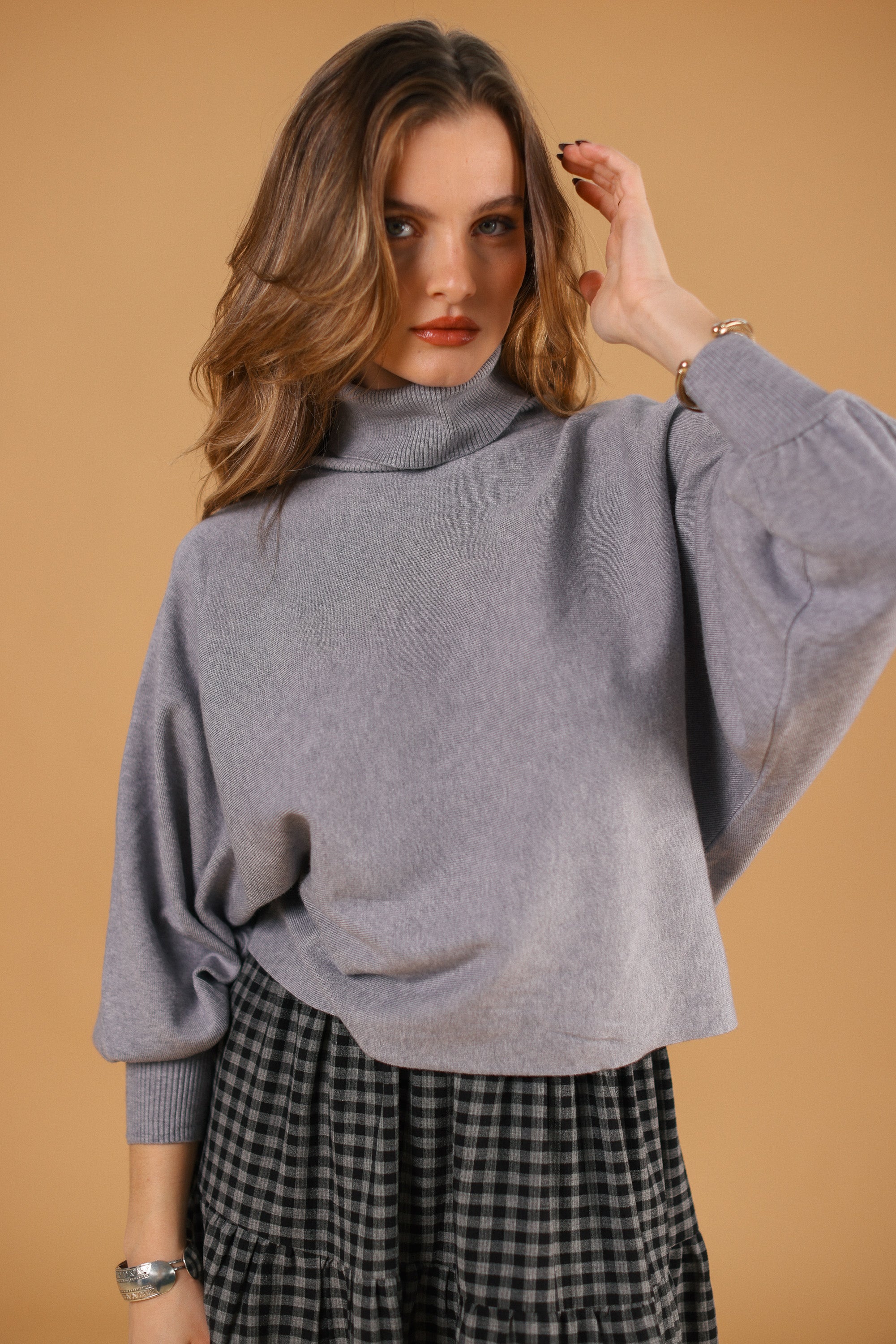 Knit Sweater Benet Grey