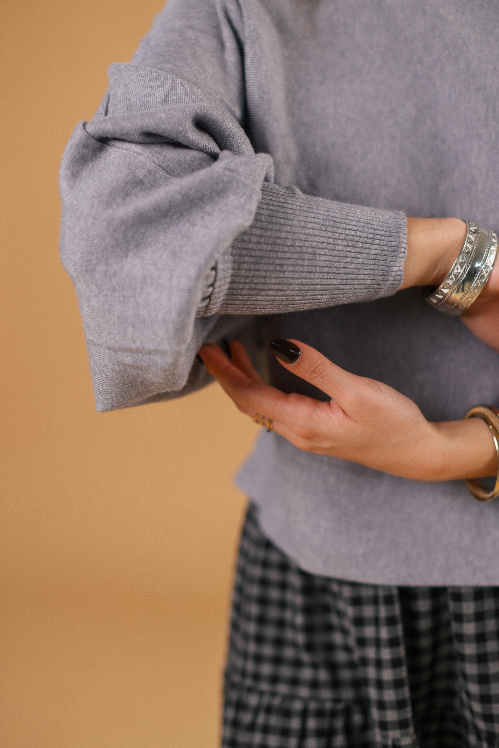 Knit Sweater Benet Grey