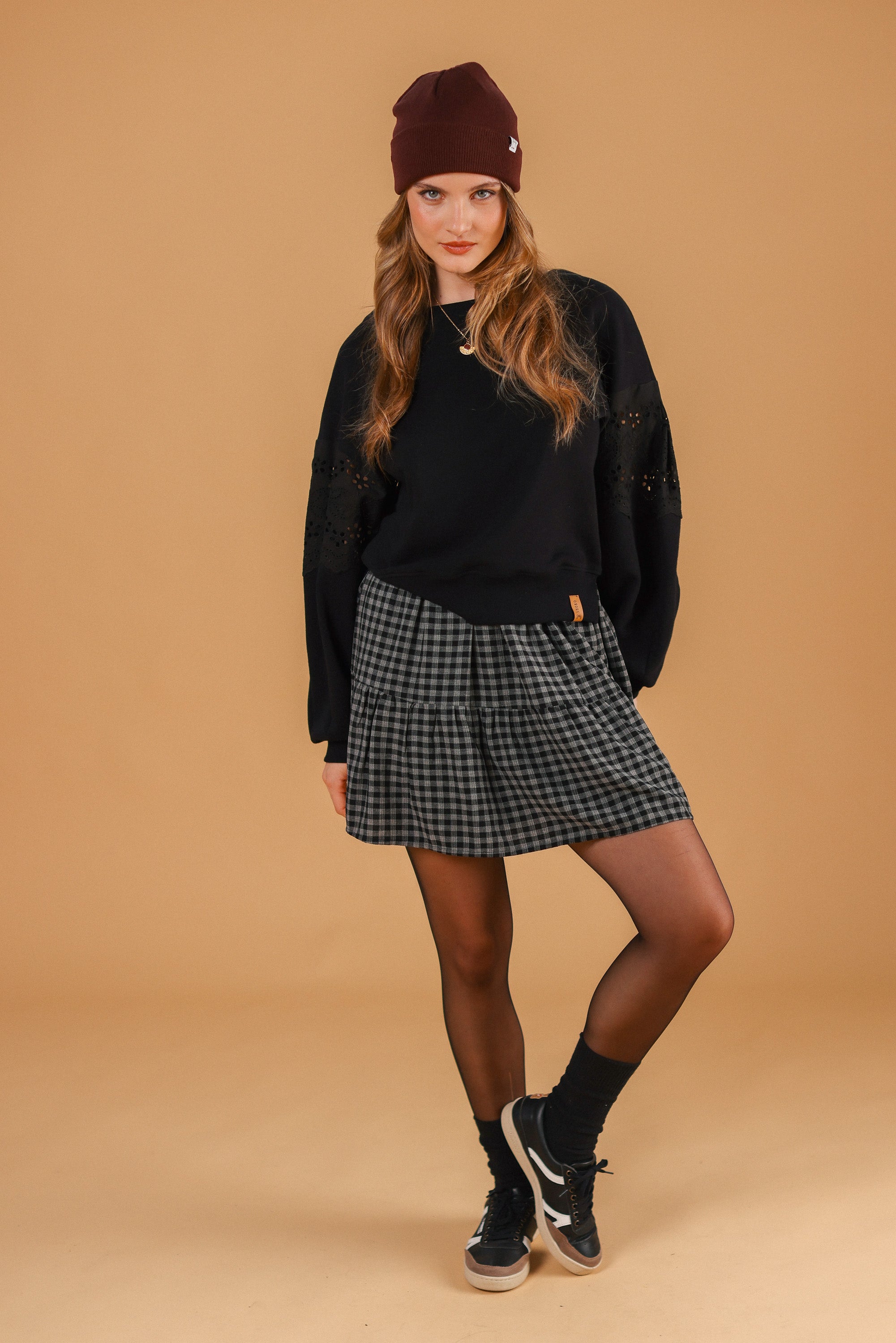 Sweater Caelia Black Lace