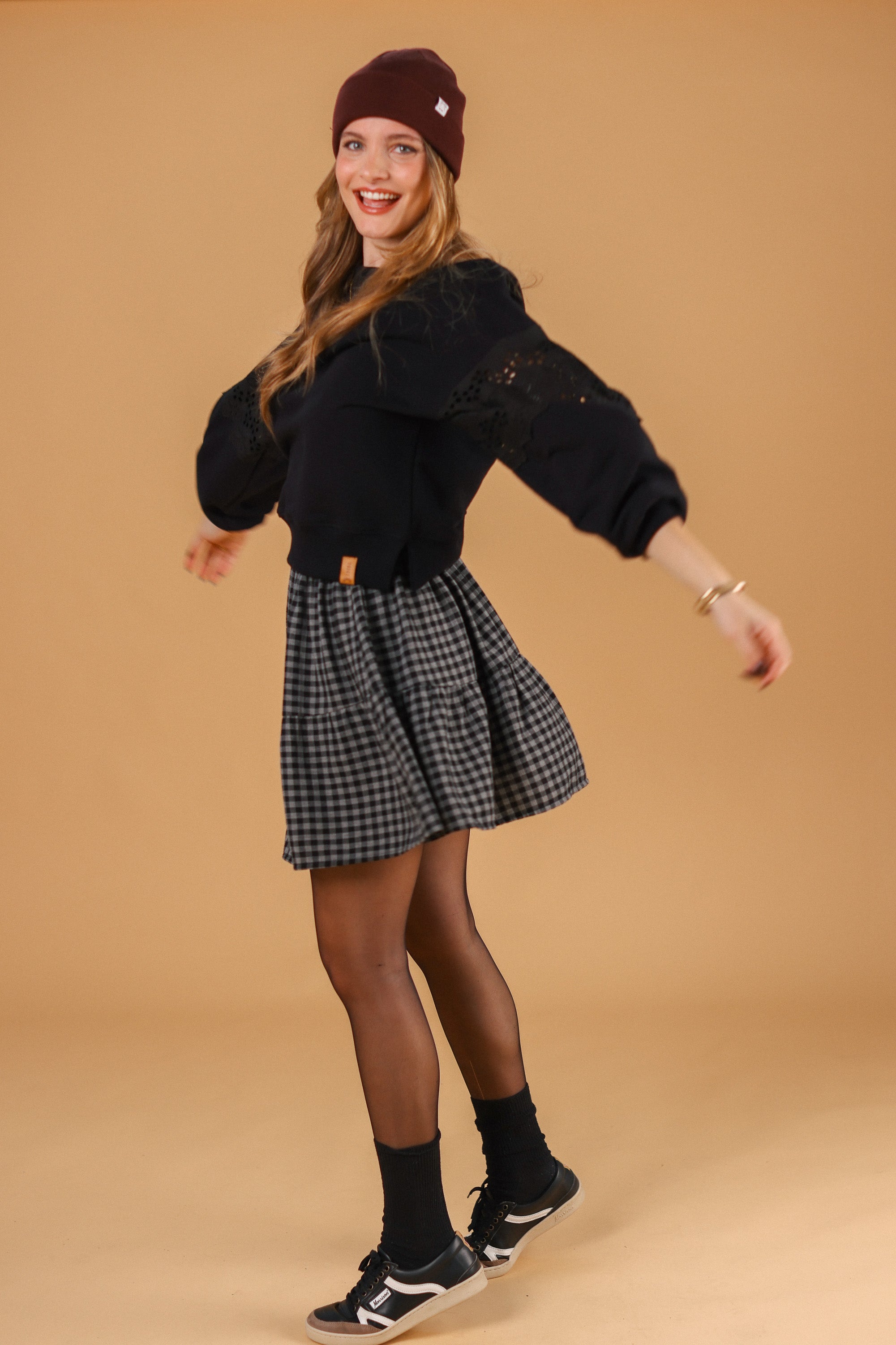 Sweater Caelia Black Lace