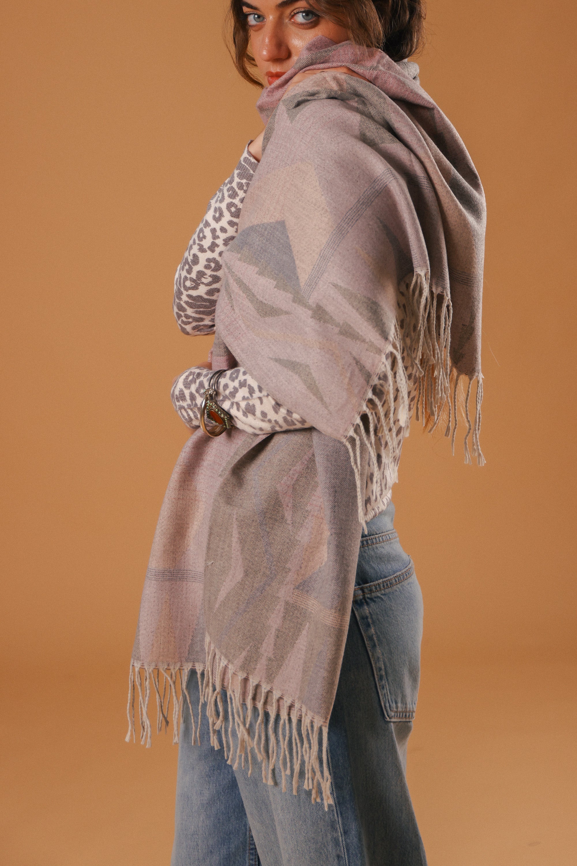 Scarf Auravine Pink Pastels