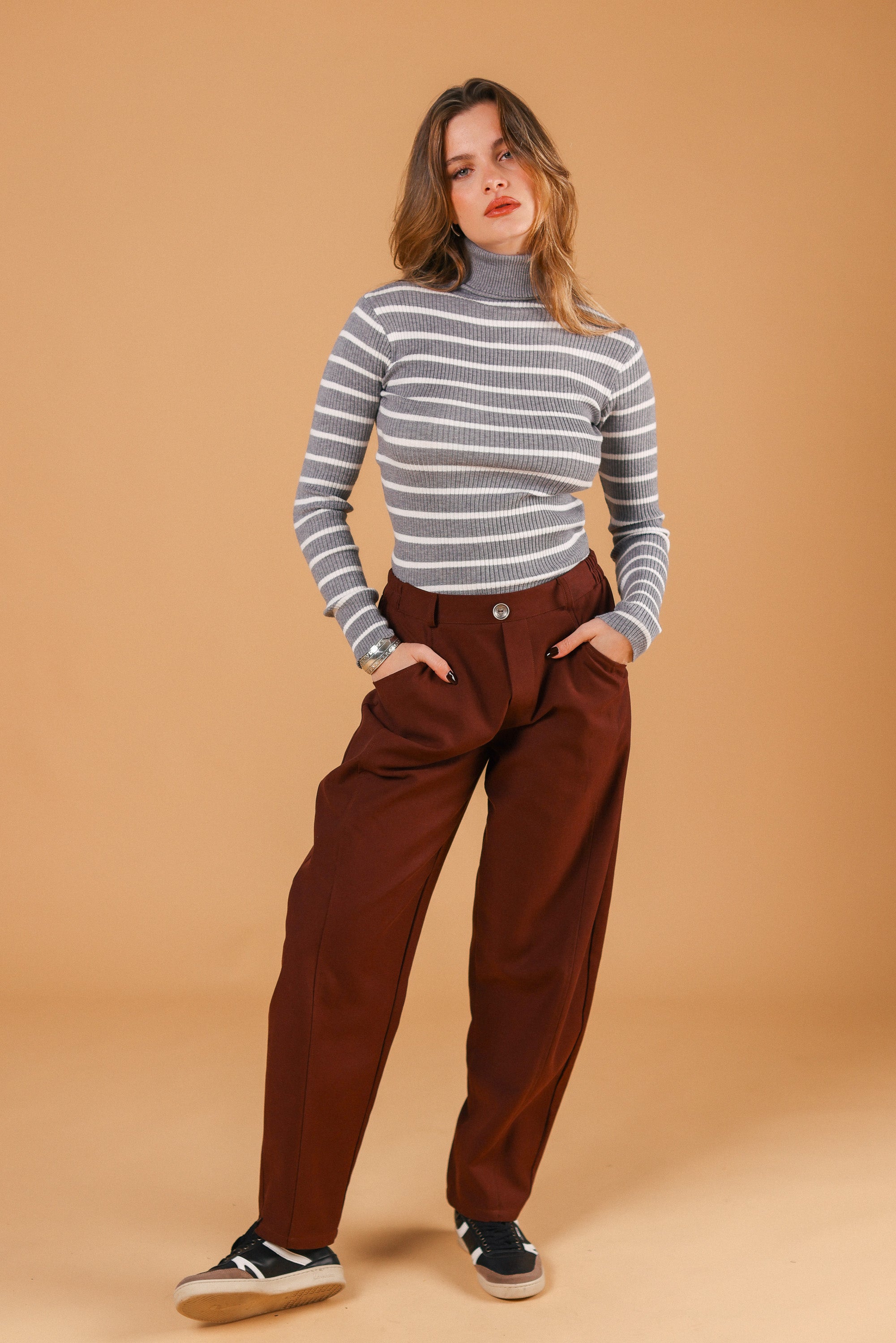 Pants Leone Grape
