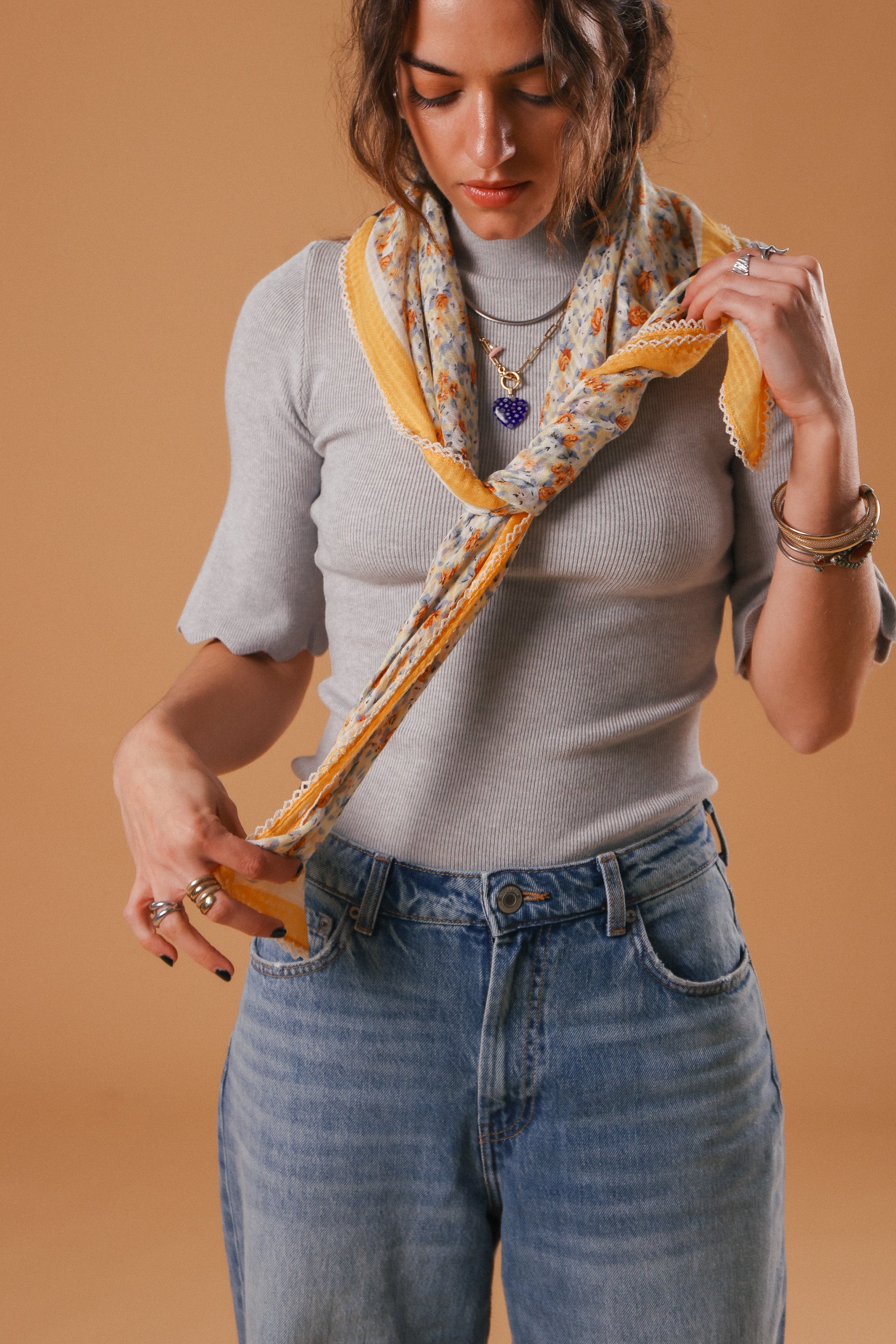 Shawl Whispering Lace Lemon