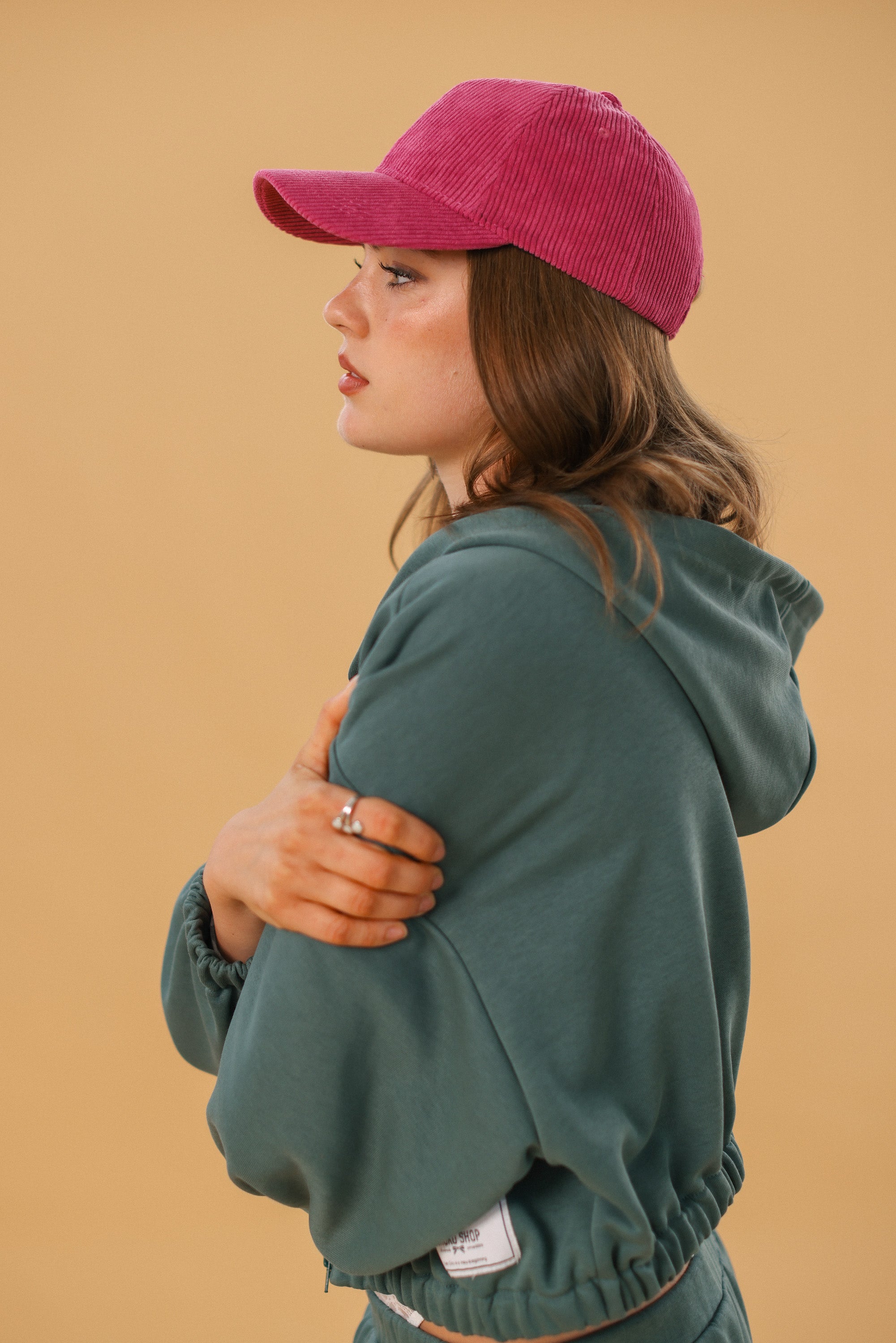 Hooded Cardigan Bea Sage Green