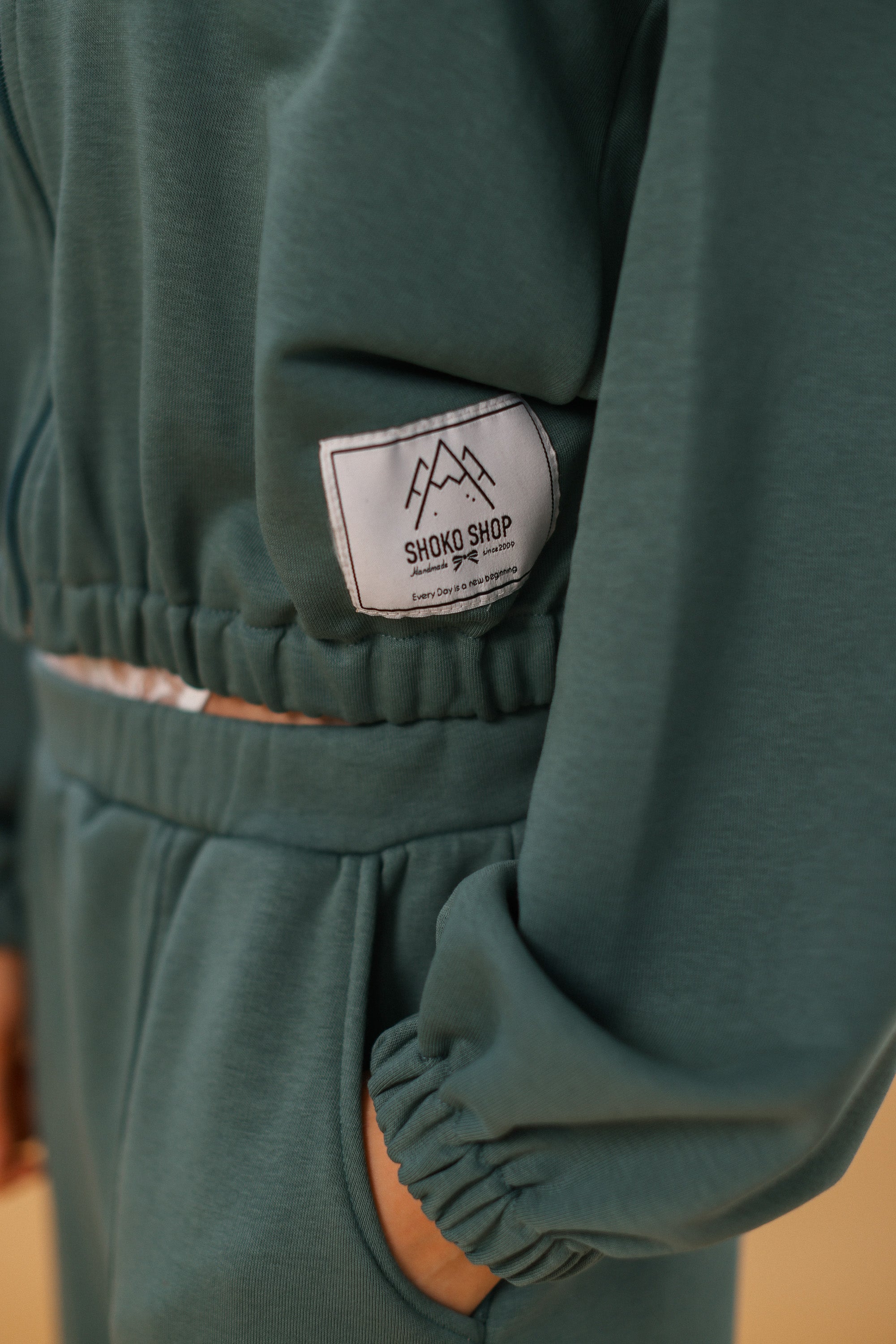 Hooded Cardigan Bea Sage Green