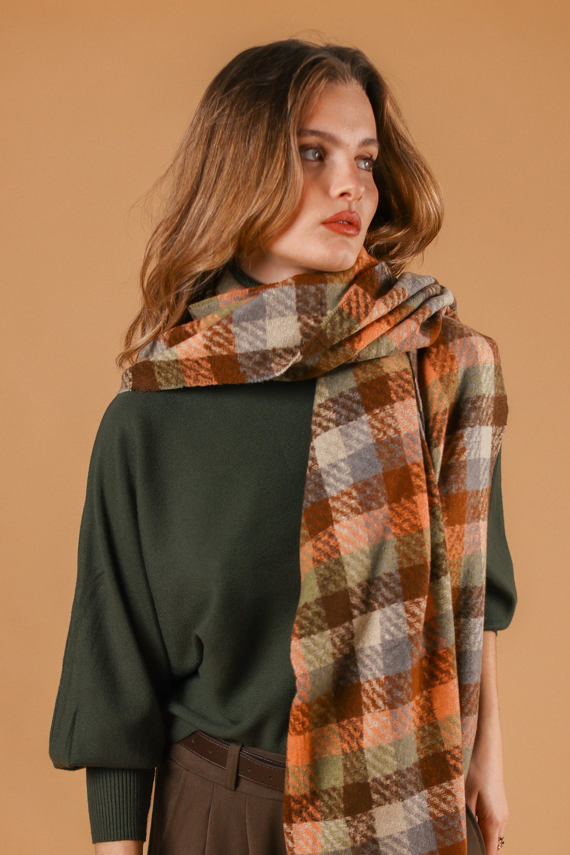 Scarf Callen Brown Peach