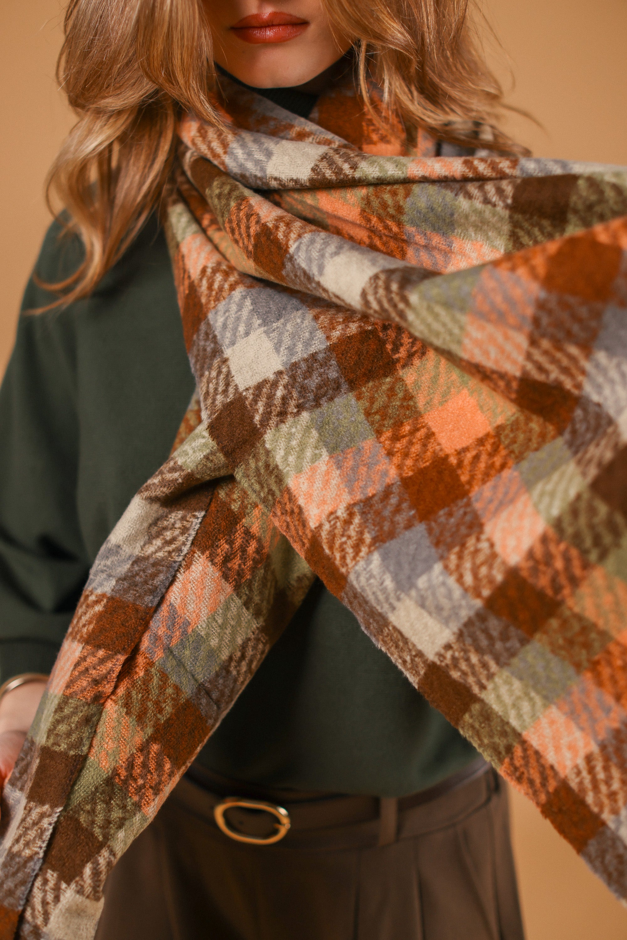 Scarf Callen Brown Peach