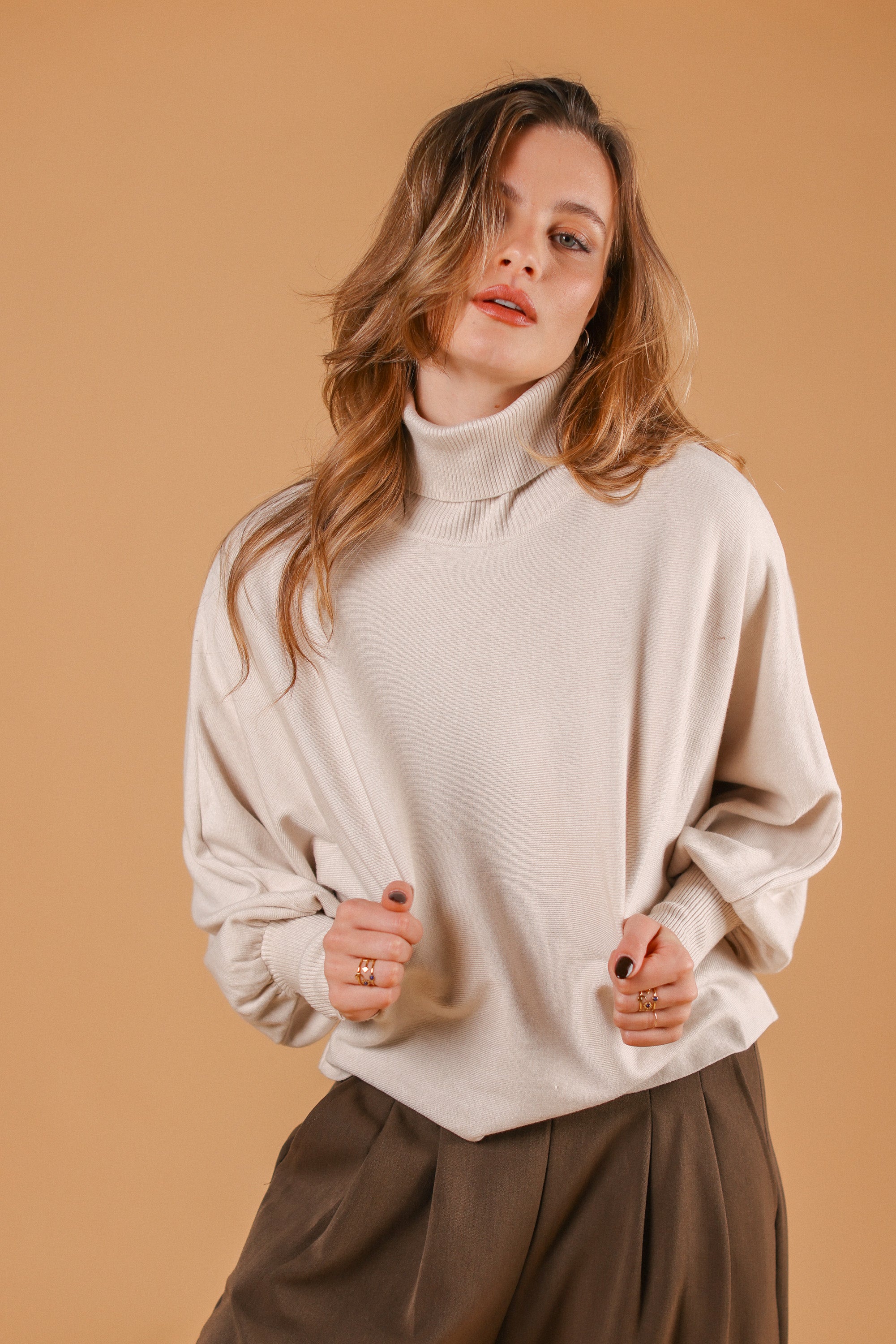 Knit Sweater Benet Cream