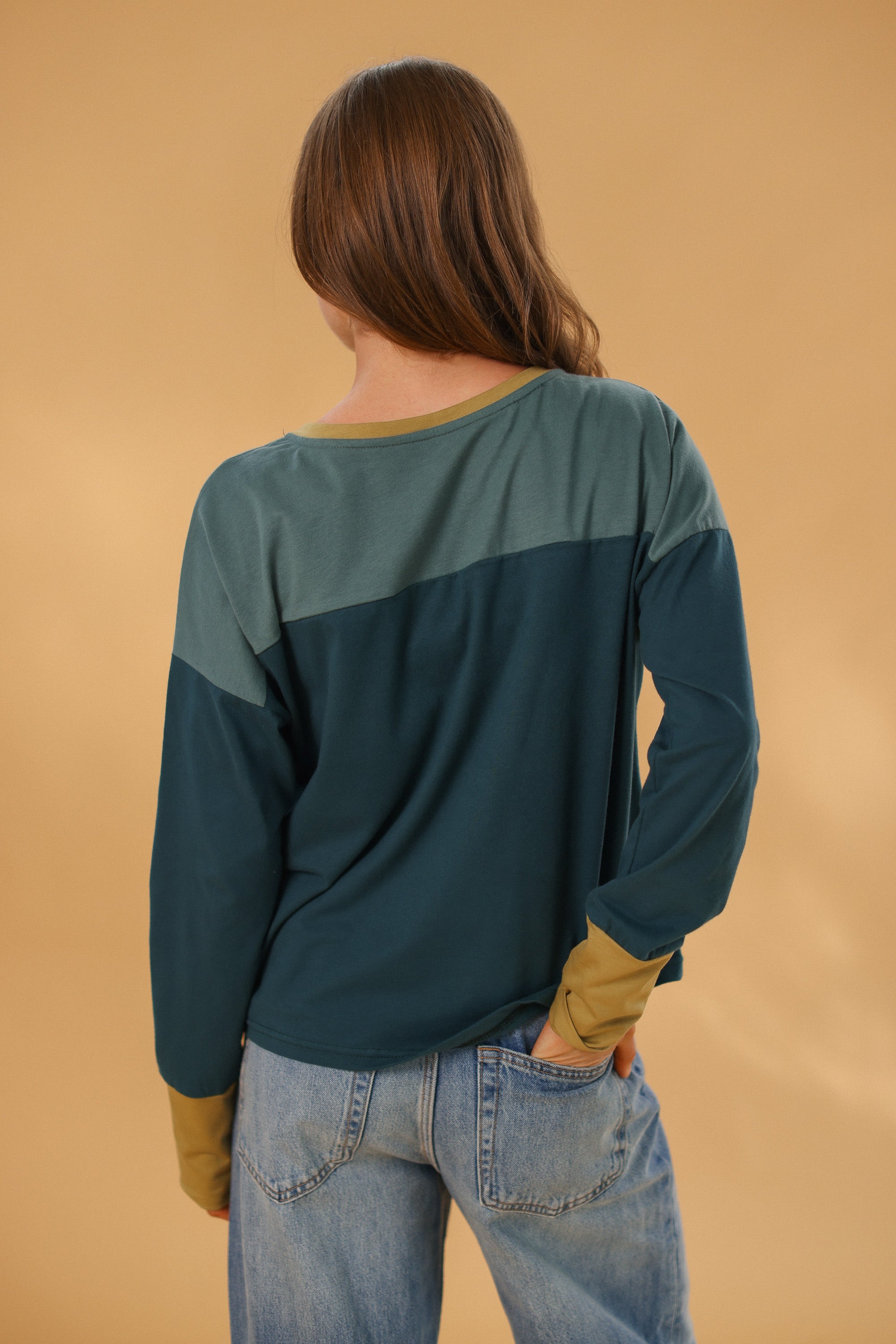 Top Dalianne Sage Green