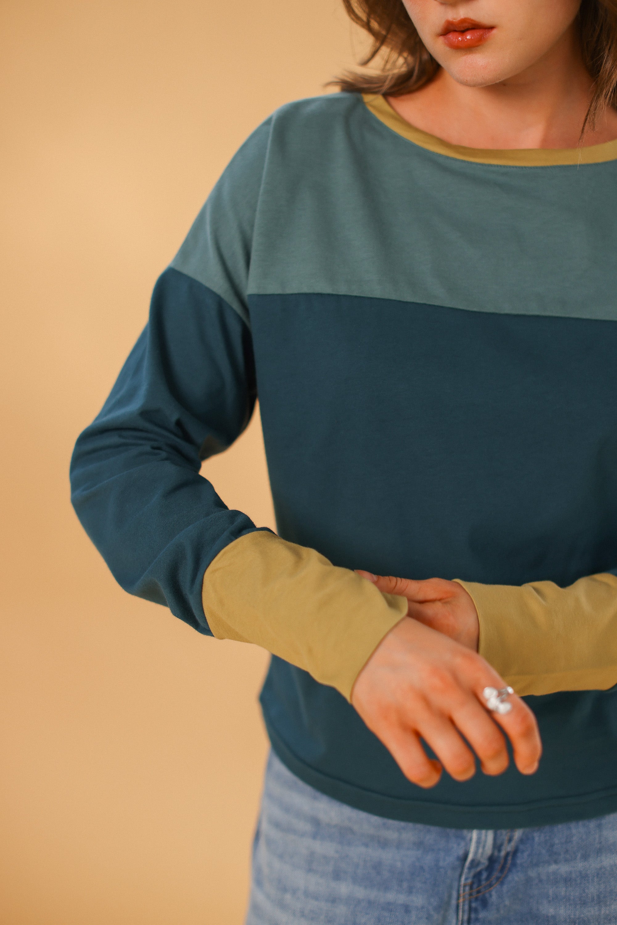 Top Dalianne Sage Green