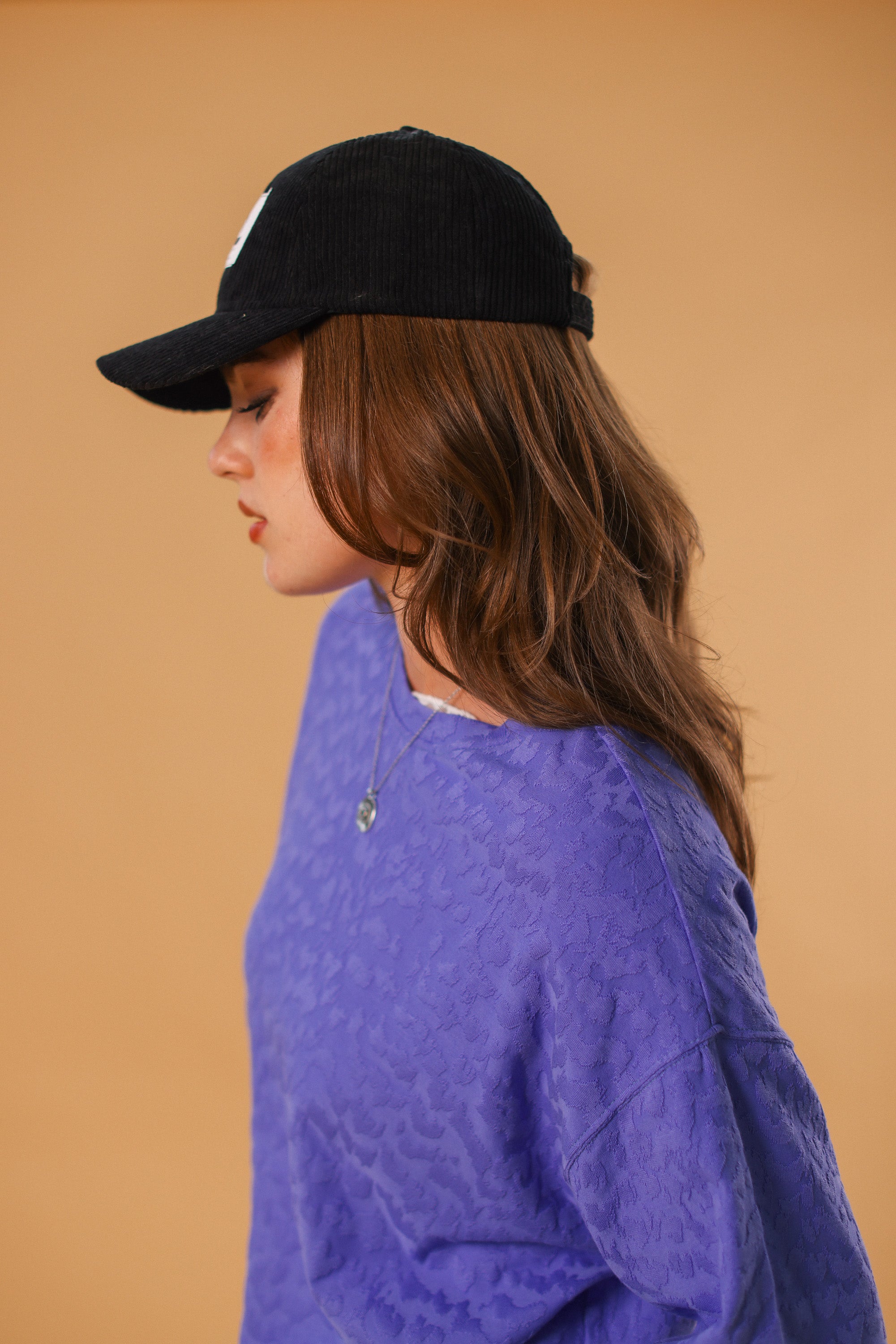 Corduroy Cap Jemima Black
