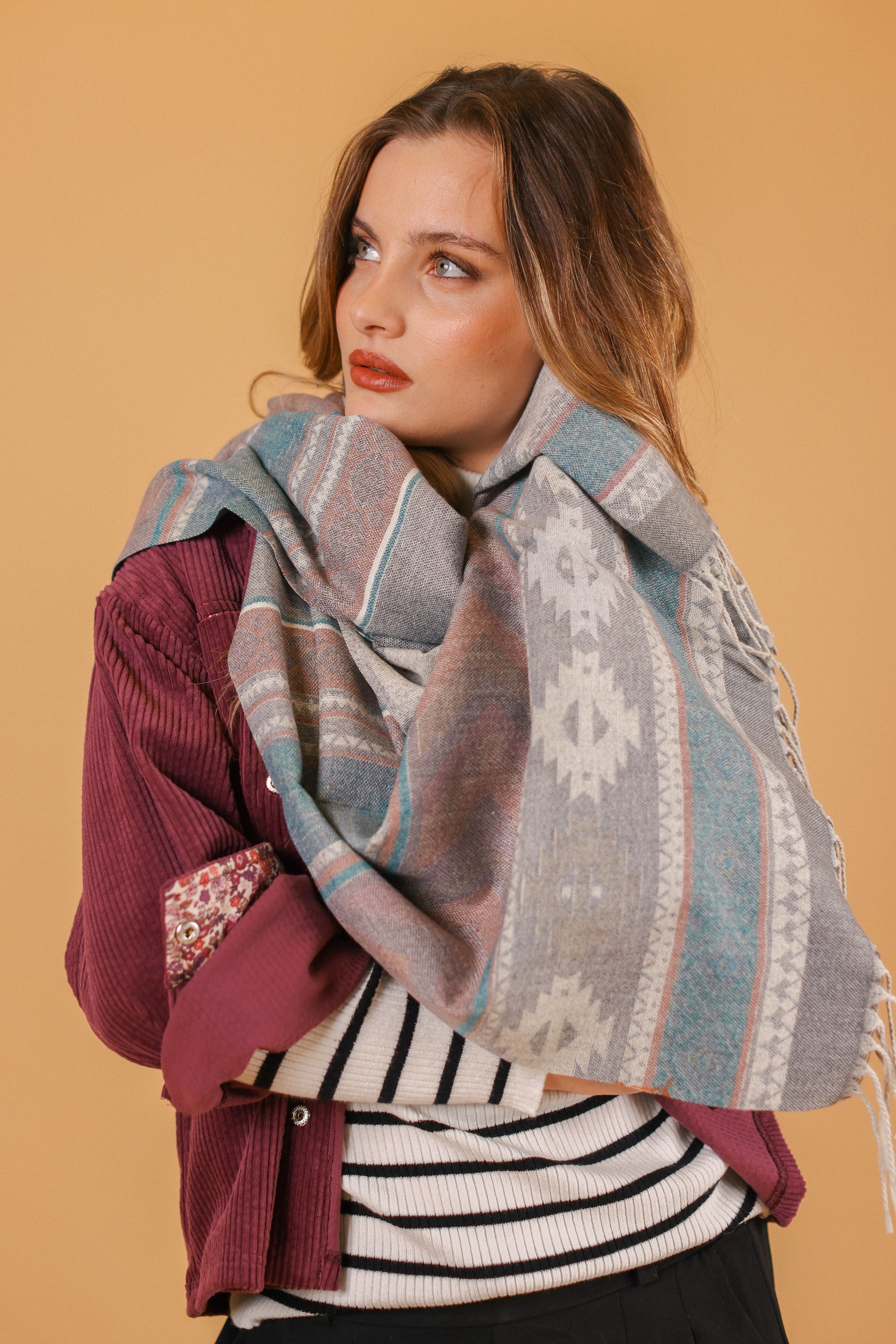 Scarf Zelia Petrol Purple