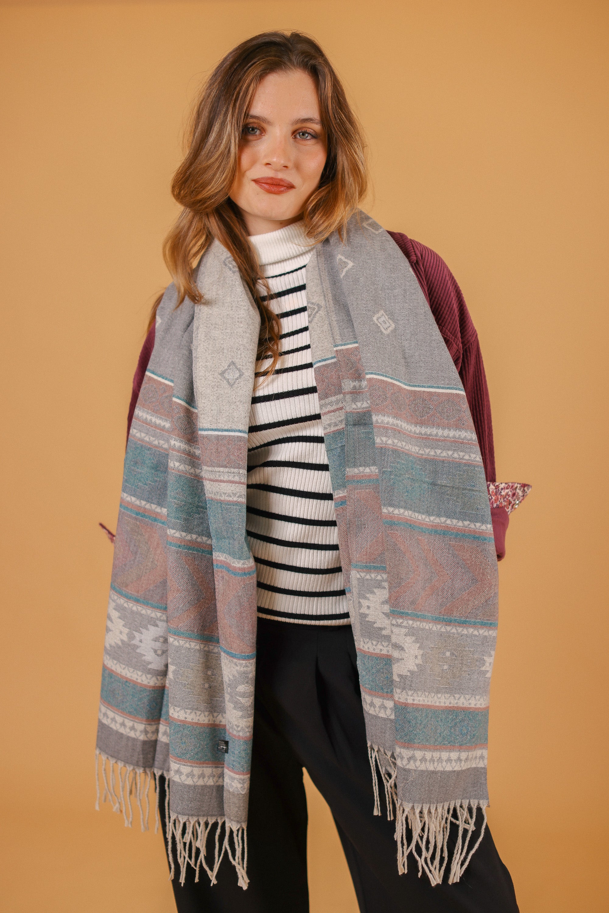 Scarf Zelia Petrol Purple