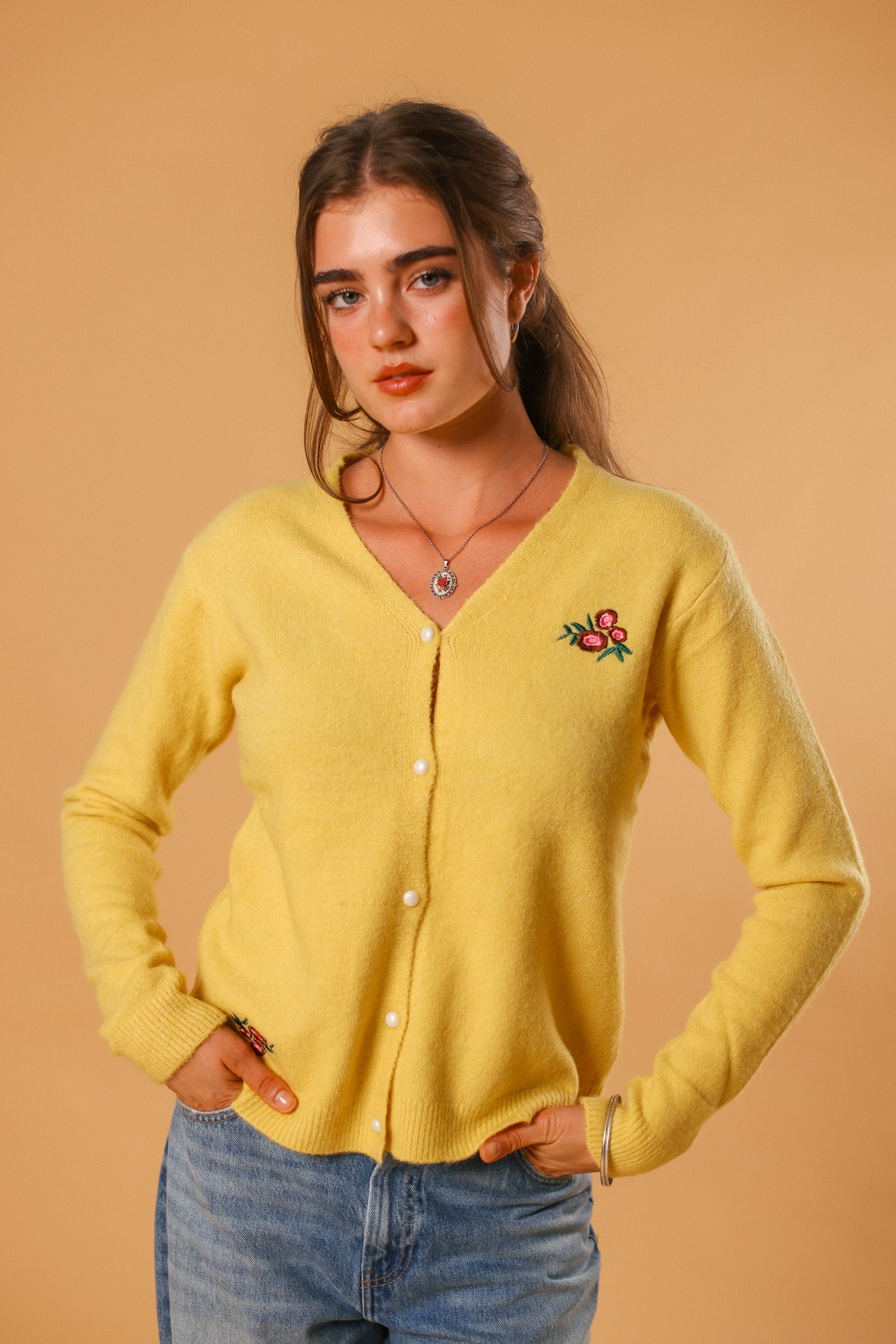 Cardigan Zion Dusty Yellow