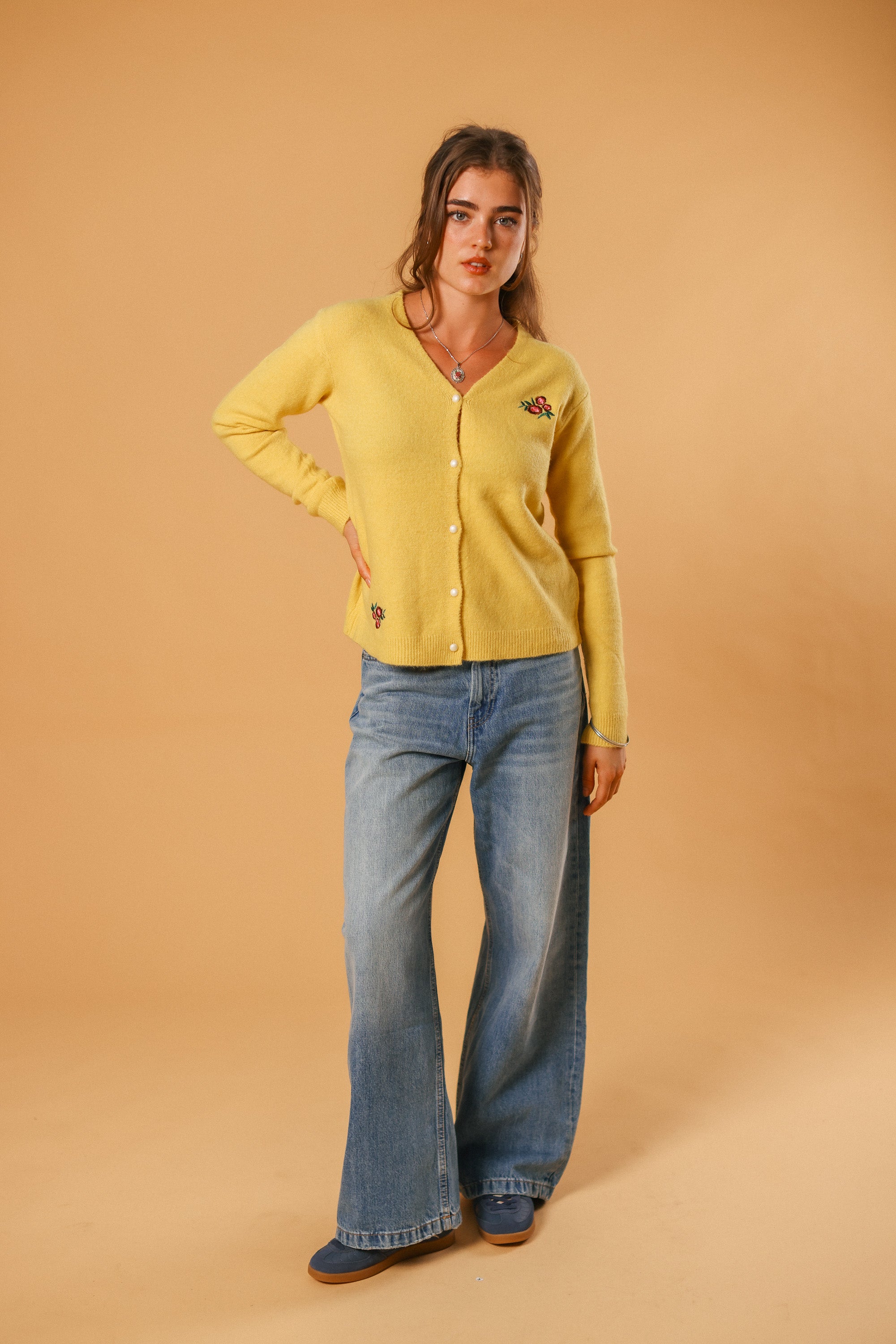 Cardigan Zion Dusty Yellow