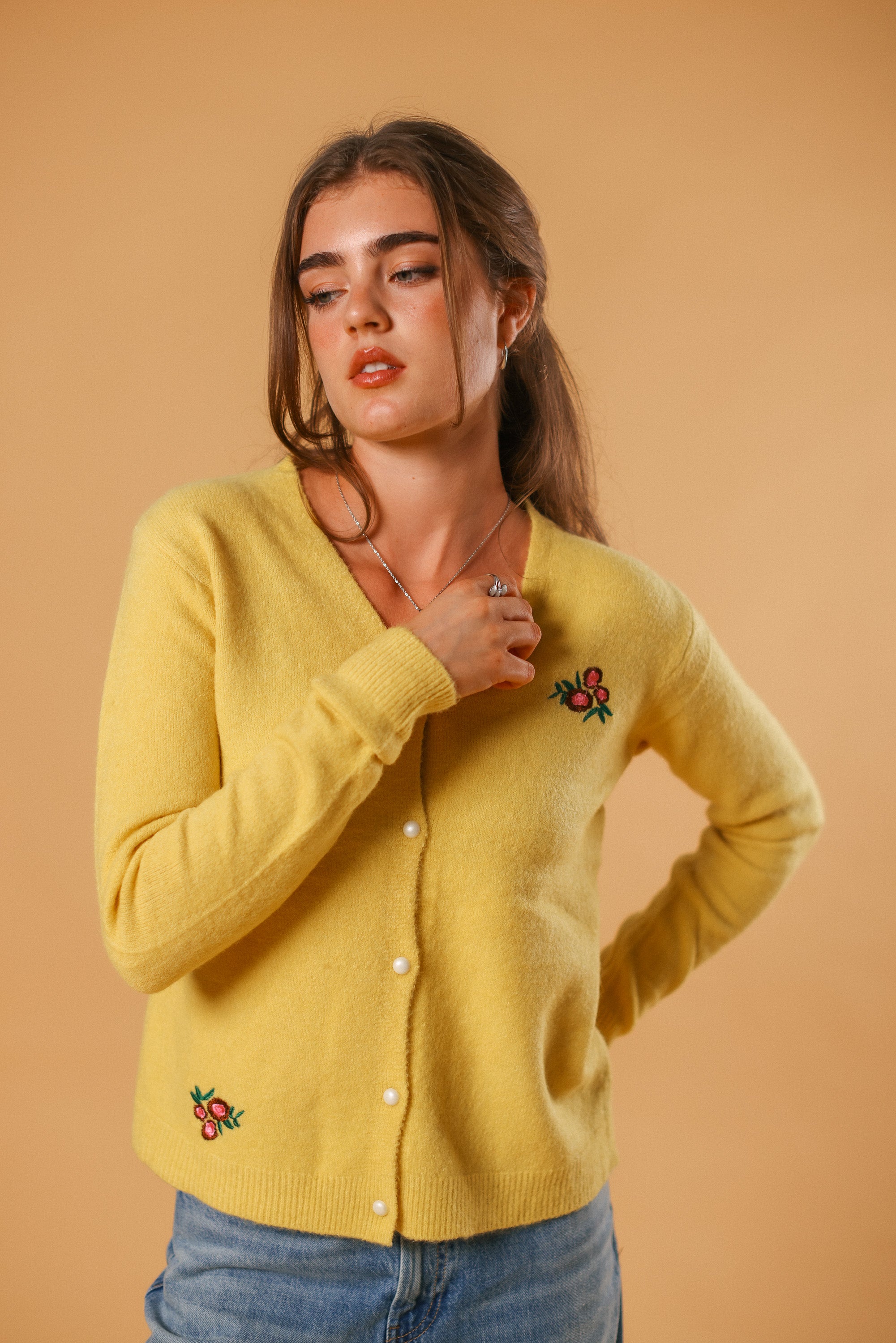 Cardigan Zion Dusty Yellow